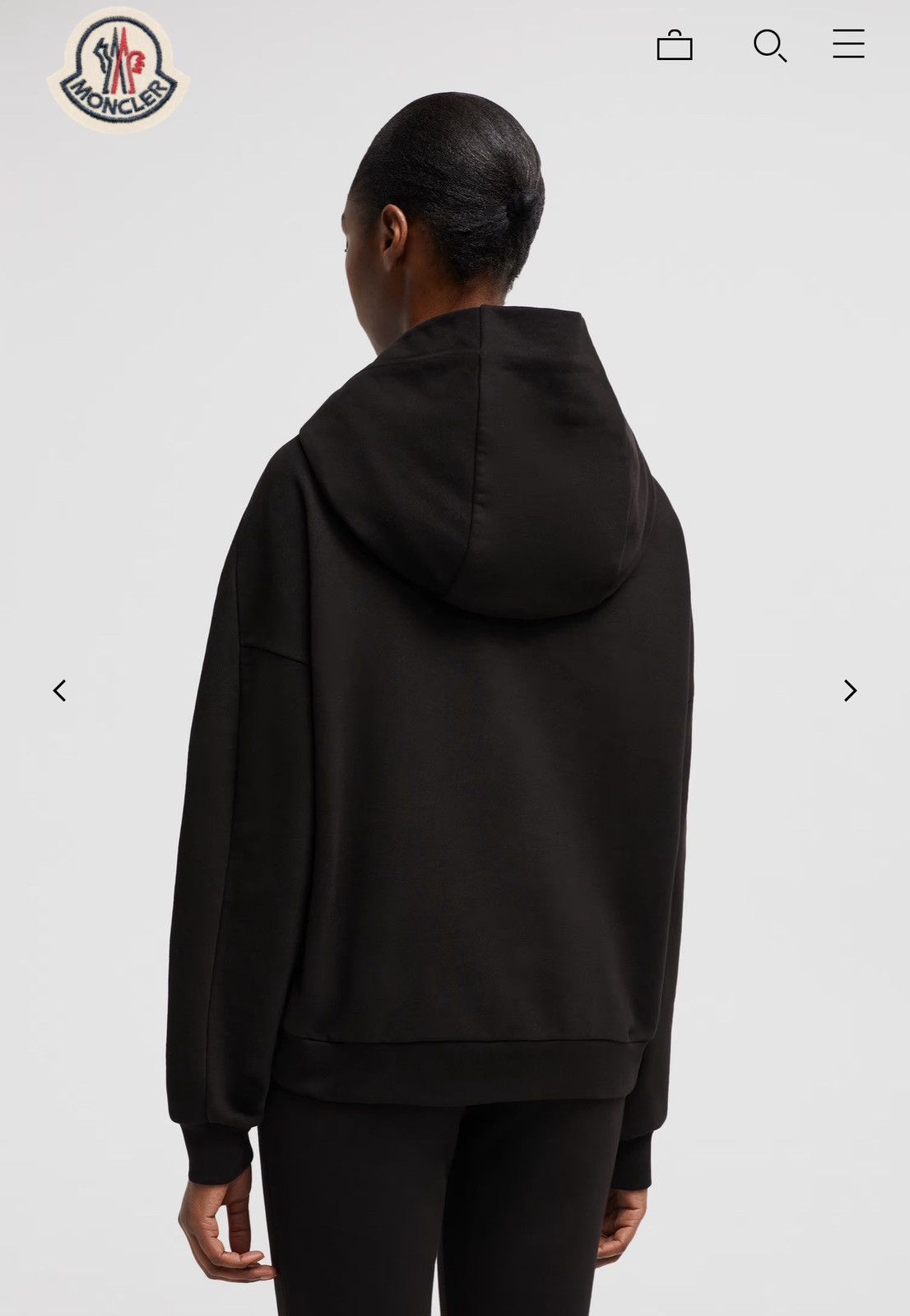 Moncler MONCLER X LULU LI Cropped Hoodie Size US S / EU 44-46 / 1 - 4 Thumbnail