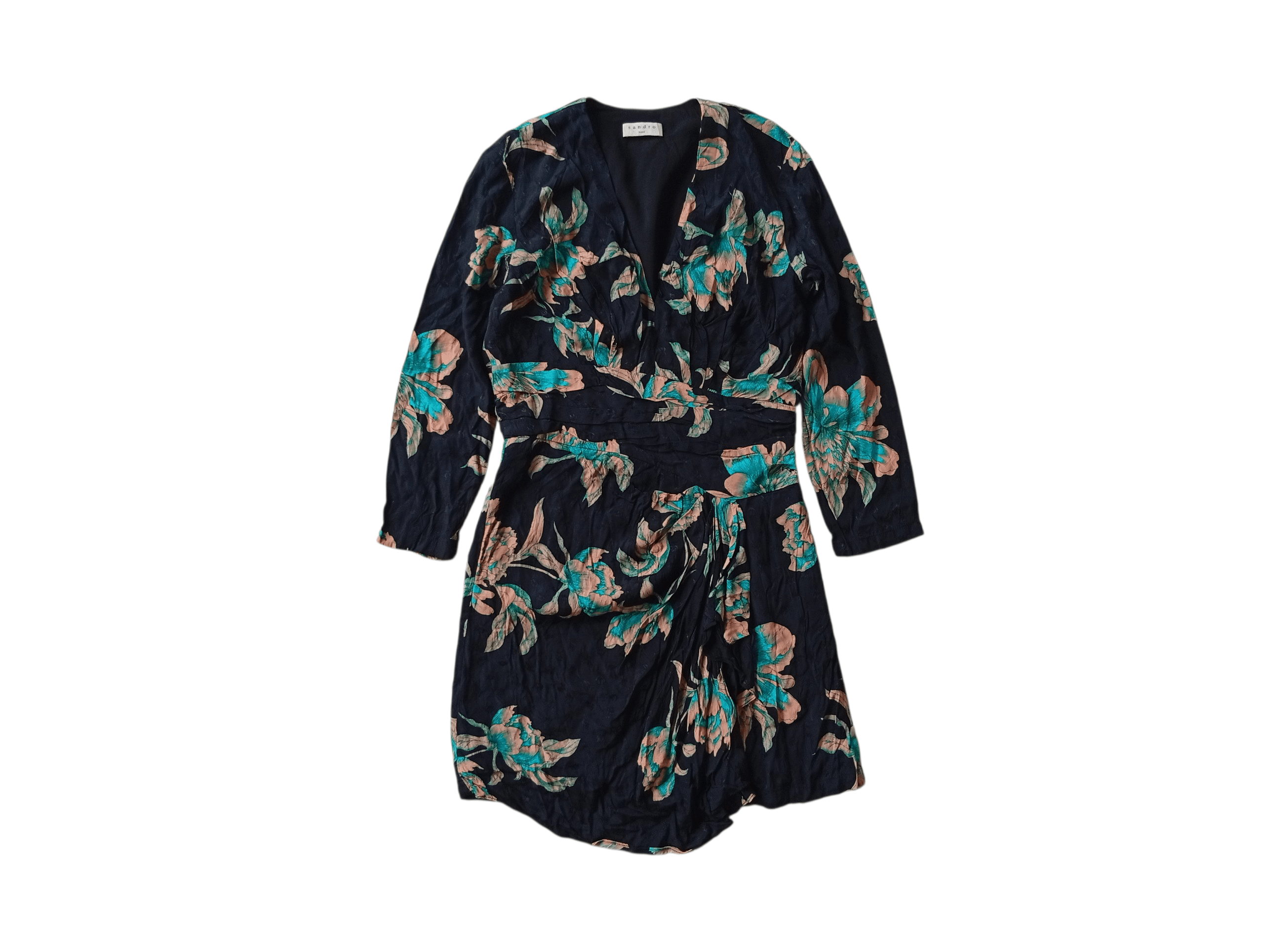 Sandro Sandro viscose floral dress Size S / US 4 / IT 40 - 1 Thumbnail