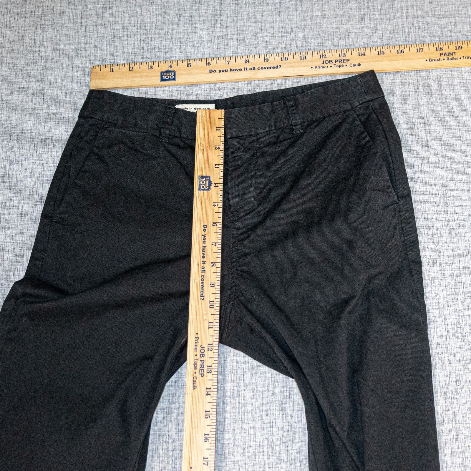 Nili Lotan NILI LOTAN $345 Eash Hampton Pants in Carbon Black crop hem Size 28" / US 6 / IT 42 - 9 Thumbnail