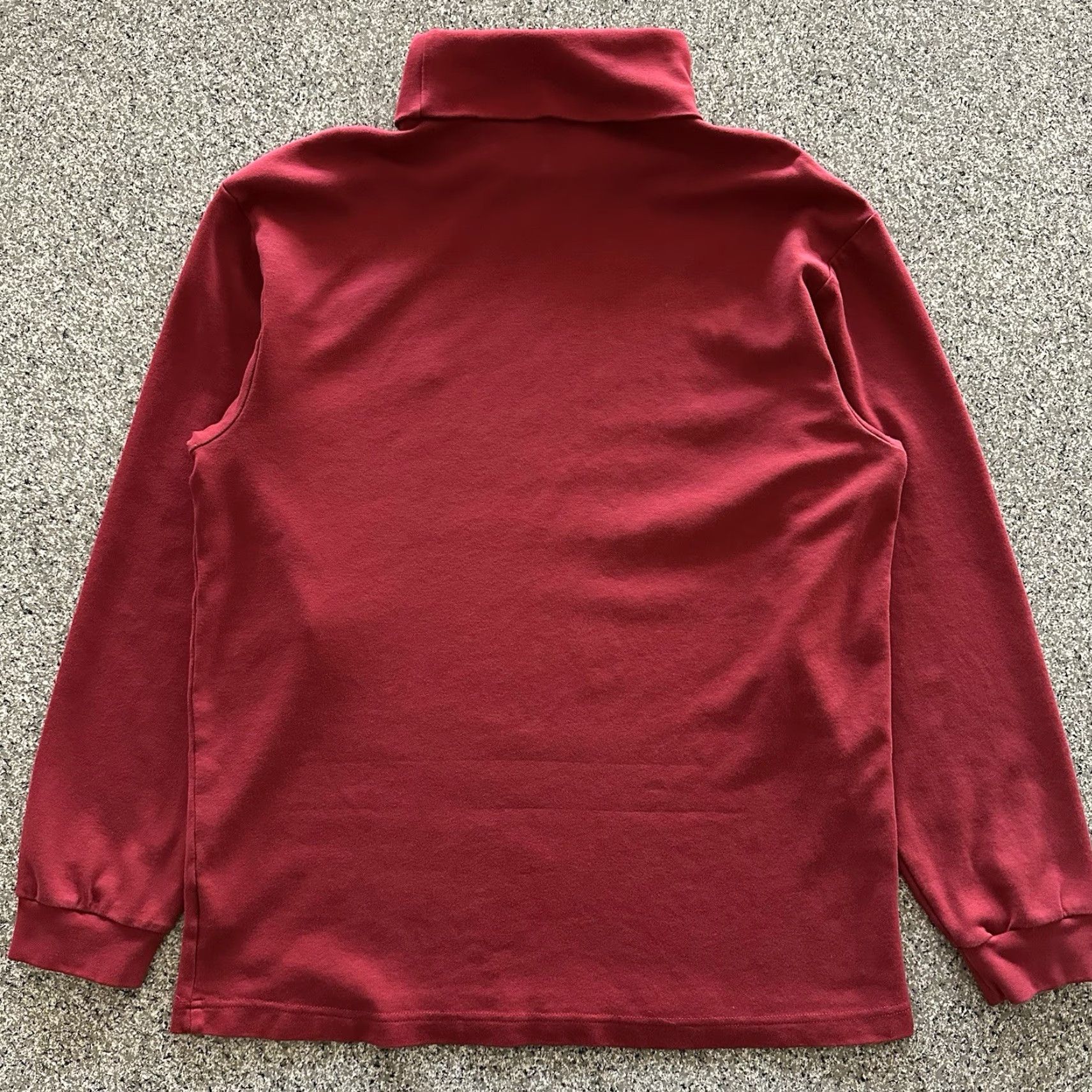 Tommy Hilfiger VINTAGE Tommy Hilfiger Shirt Mens L Red Turtleneck Long Sleeve Cotton Y2K 2003 Size US L / EU 52-54 / 3 - 4 Thumbnail