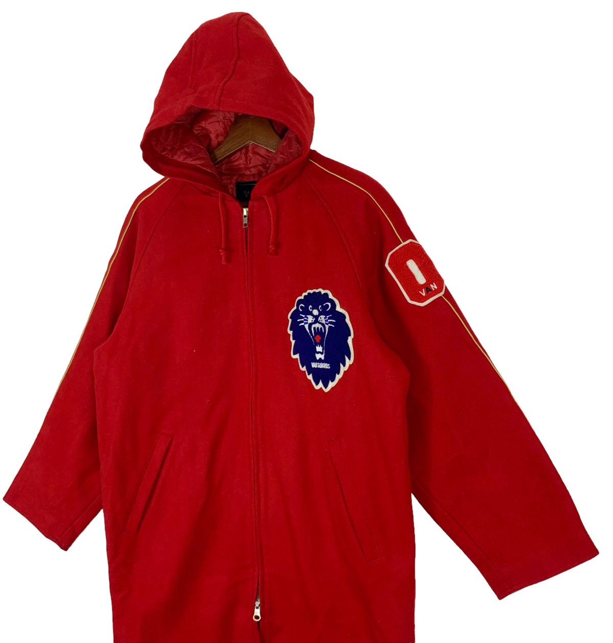 If Six Was Nine × Vintage Vintage Van Jac Van Athletic Club Wool Hoodie Parka Jacket Size US M / EU 48-50 / 2 - 3 Thumbnail
