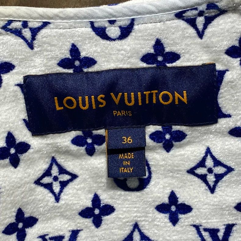 Louis Vuitton Louis Vuitton Navy print and floral print hooded jacket Size XS / US 0-2 / IT 36-38 - 3 Thumbnail