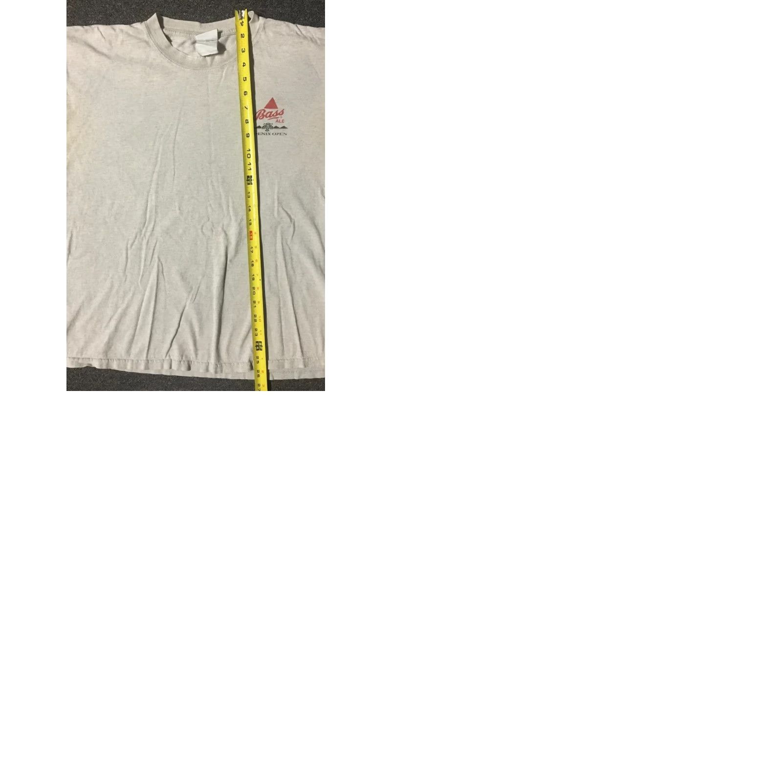 Gildan VINTAGE Bass Ale Phoenix Open Shirt XL Golf Distressed Grunge 90s USA Men T-Shirt Size US XL / EU 56 / 4 - 9 Thumbnail