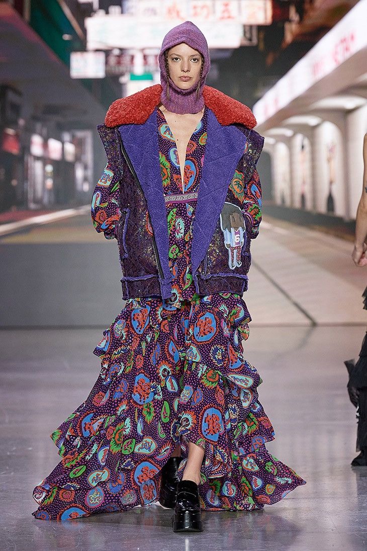 Vivienne Tam Vivienne Tam F/W23 Oracle Zodiac Print Cotton Bomber Jacket Size L / US 10 / IT 46 - 2 Thumbnail