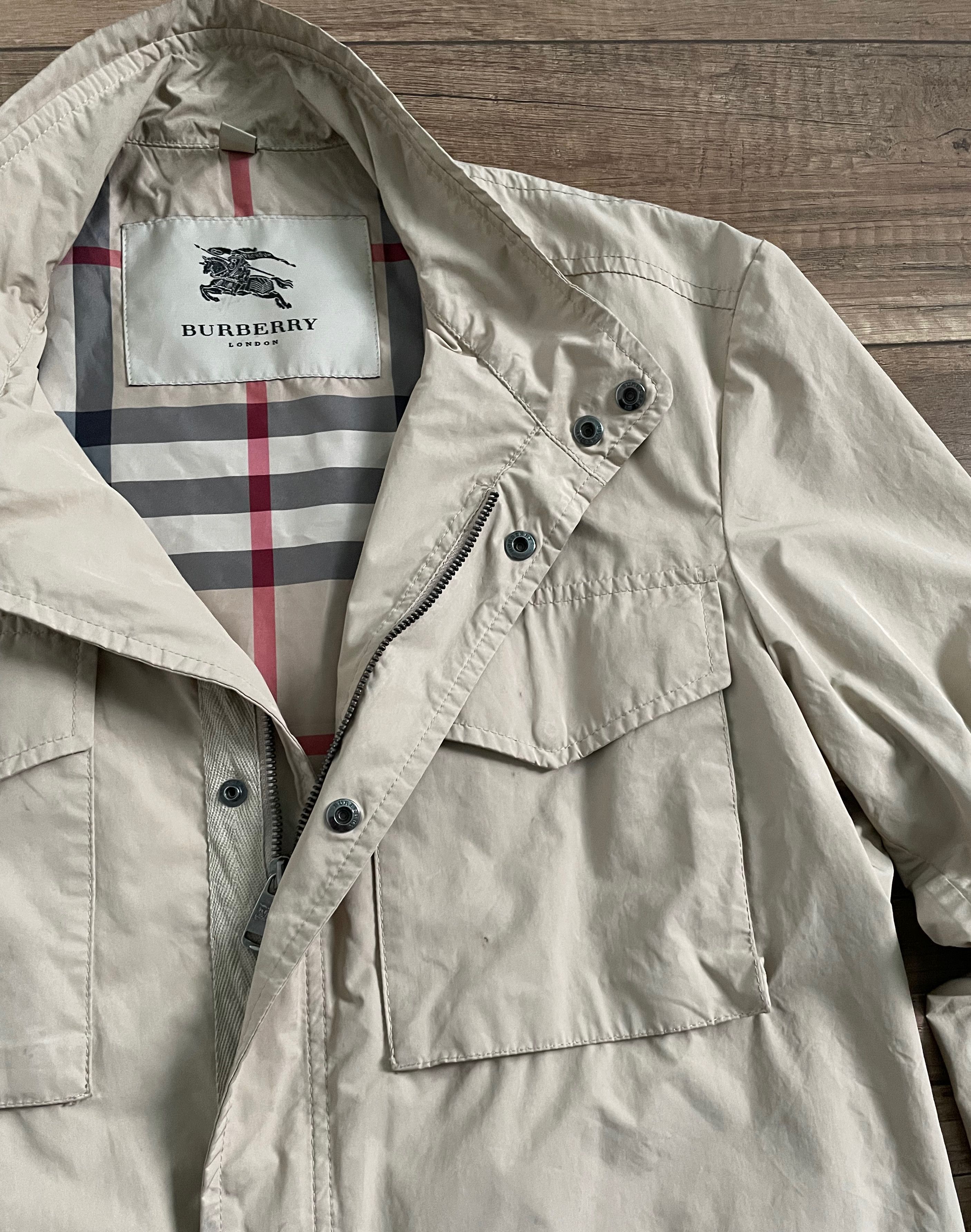 Burberry Burberry Beige Light Military Multipocket M65 Jacket Coat Size US M / EU 48-50 / 2 - 1 Thumbnail