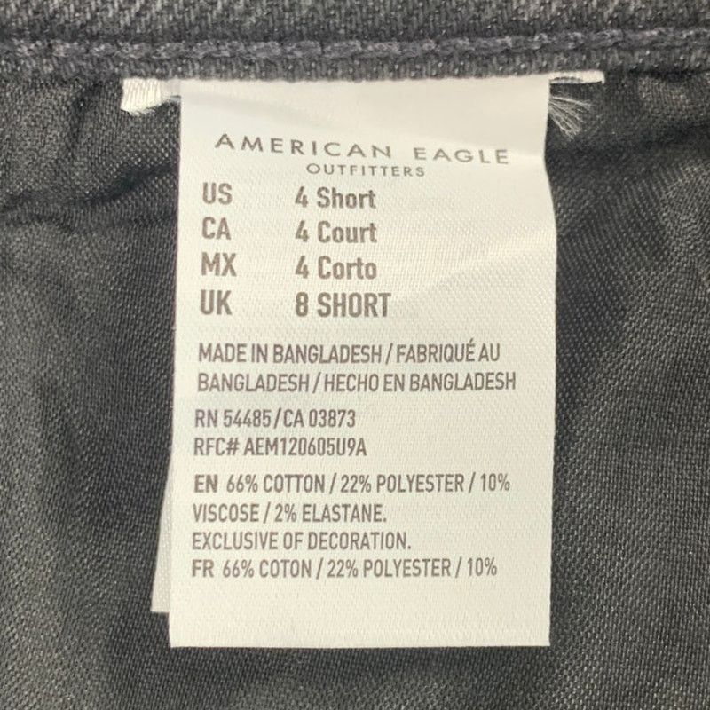 American Eagle Outfitters New American Eagle Womens 4 Distressed Skinny Denim Jeans Size 27" / US 4 / IT 40 - 7 Thumbnail