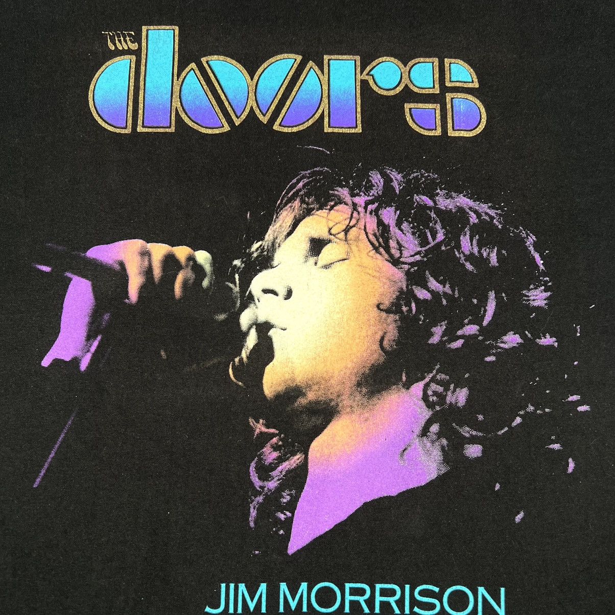 Band Tees Vintage 1990 The Doors Dance on Fire Glitter Version T Shirt Size US XL / EU 56 / 4 - 4 Thumbnail
