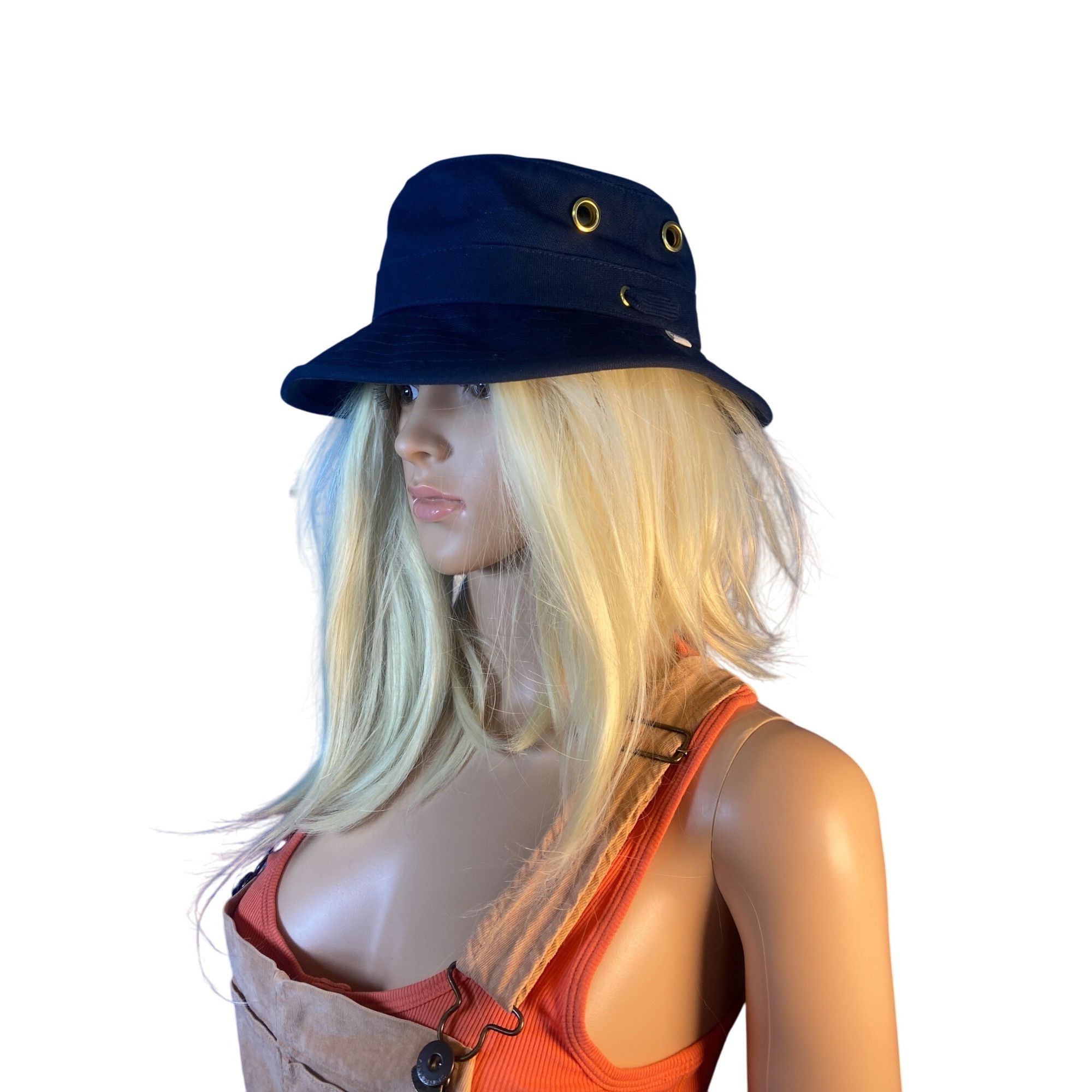 Tilley New Tilley T1 Iconic Bucket Hat Medium 7 1/4 New Navy Unisex Size ONE SIZE - 8 Thumbnail