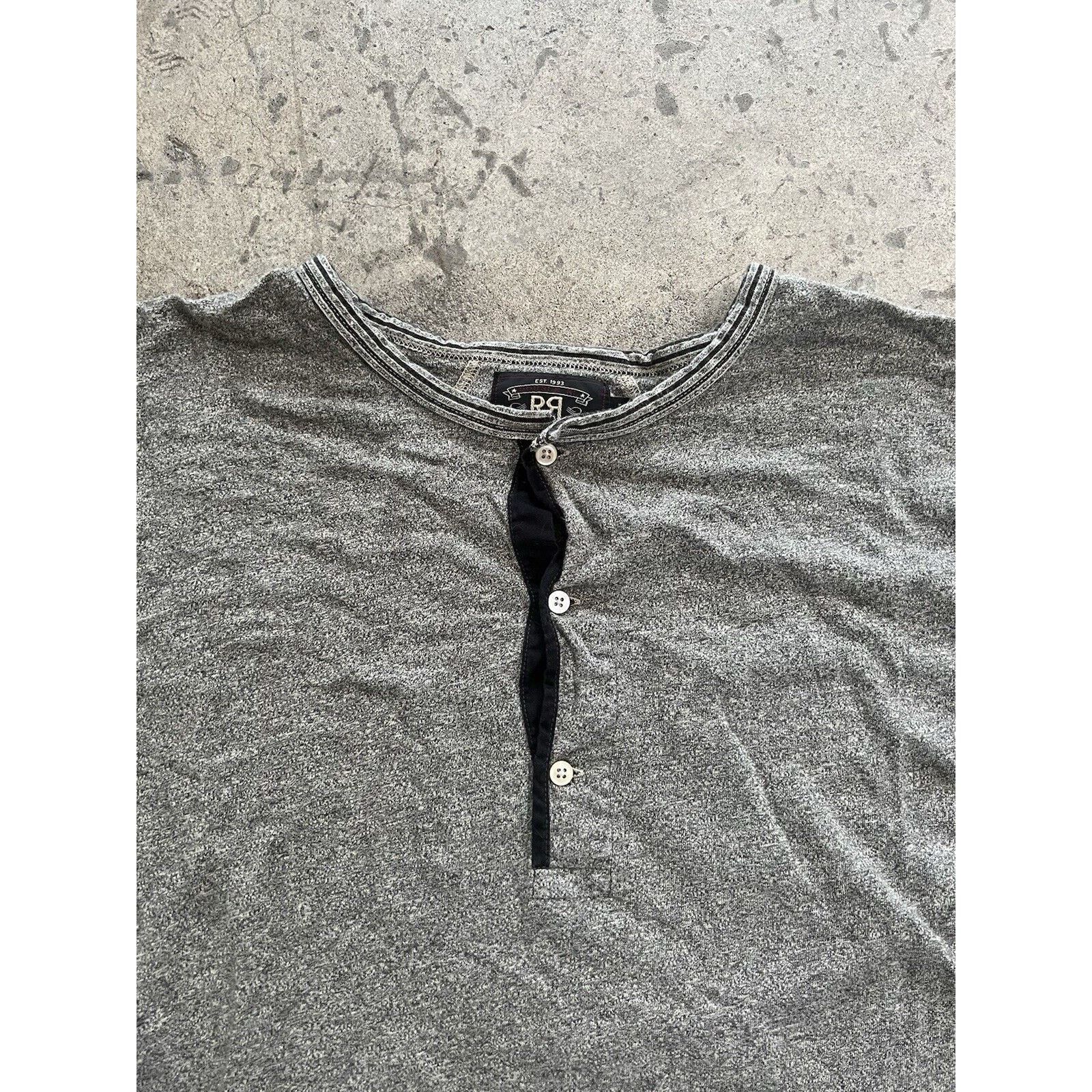 RRL Ralph Lauren RRL Ralph Lauren Double RL Shirt Mens XXL Gray Long Sleeve Size US XXL / EU 58 / 5 - 3 Thumbnail