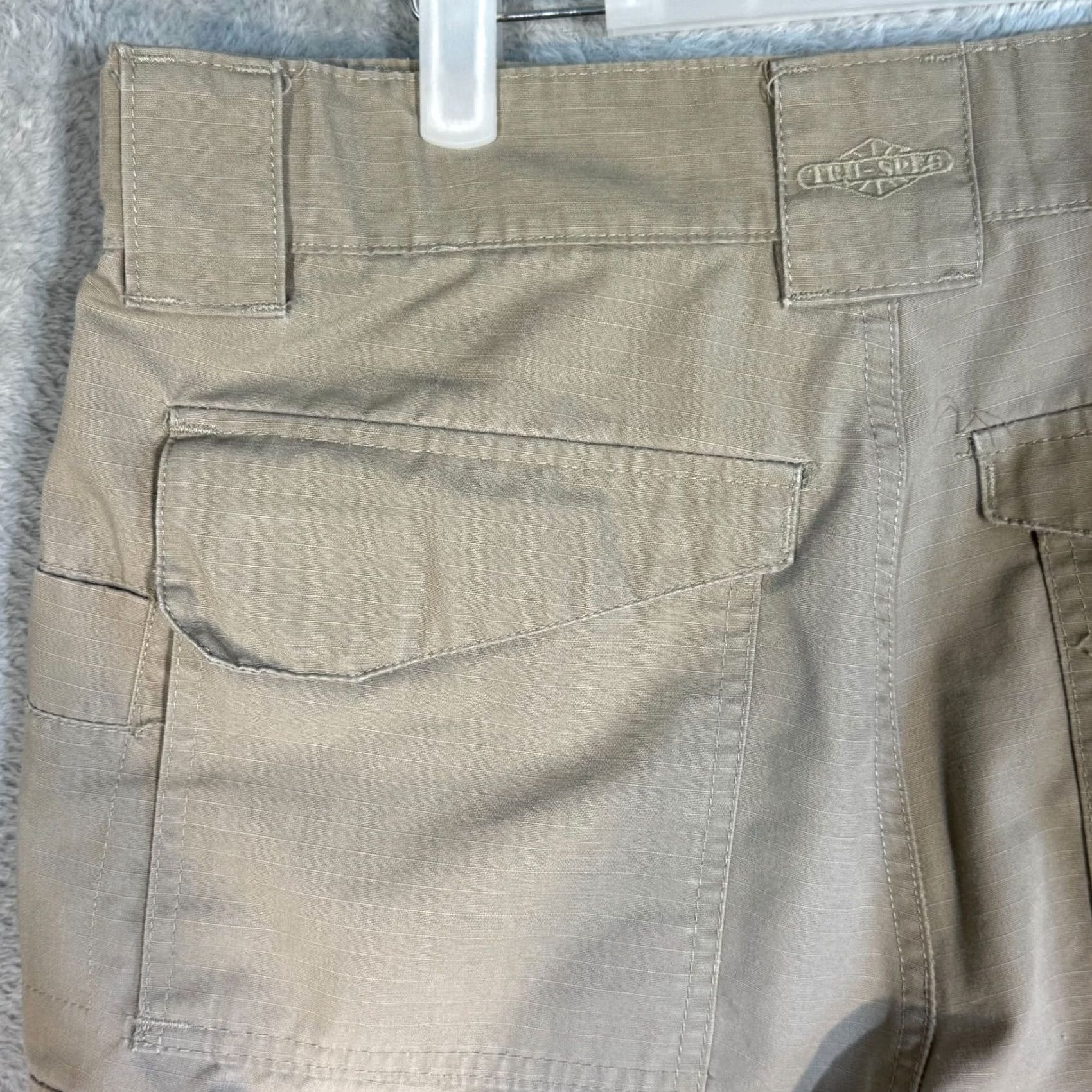 Doublet Tru-Spec Cargo Pants Mens 34x28 Beige Ripstop Double Knee Work Tactical Pants Size US 34 / EU 50 - 6 Thumbnail
