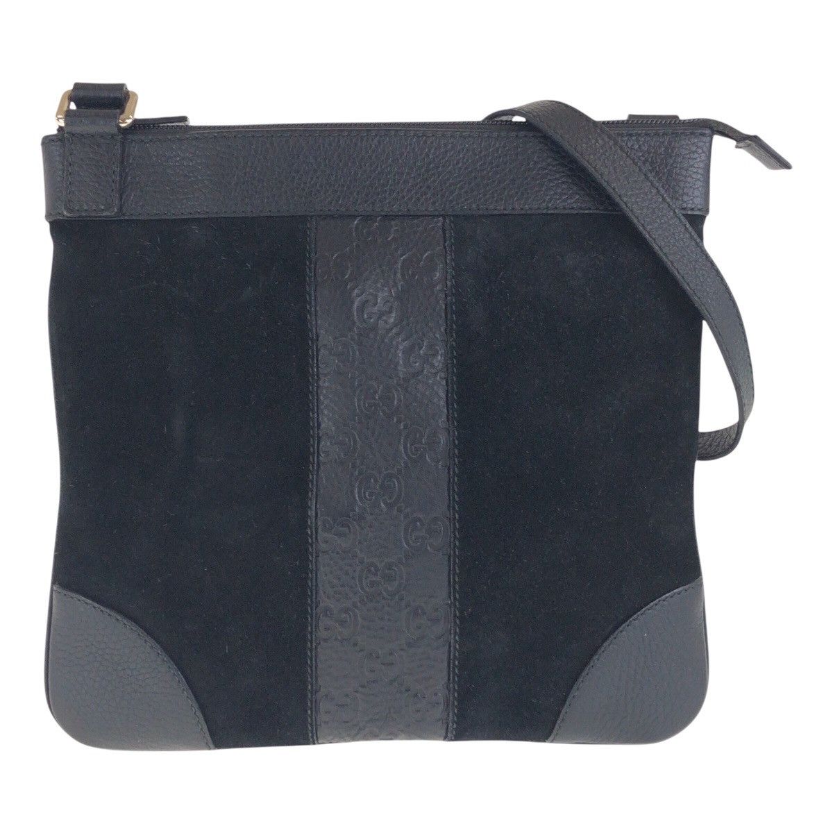 Gucci Gucci Gucci Suede/Leather Shoulder Bag 272396 Suede Crossbody Bag 272 396 DUTY FREE for USA Size ONE SIZE - 1 Thumbnail