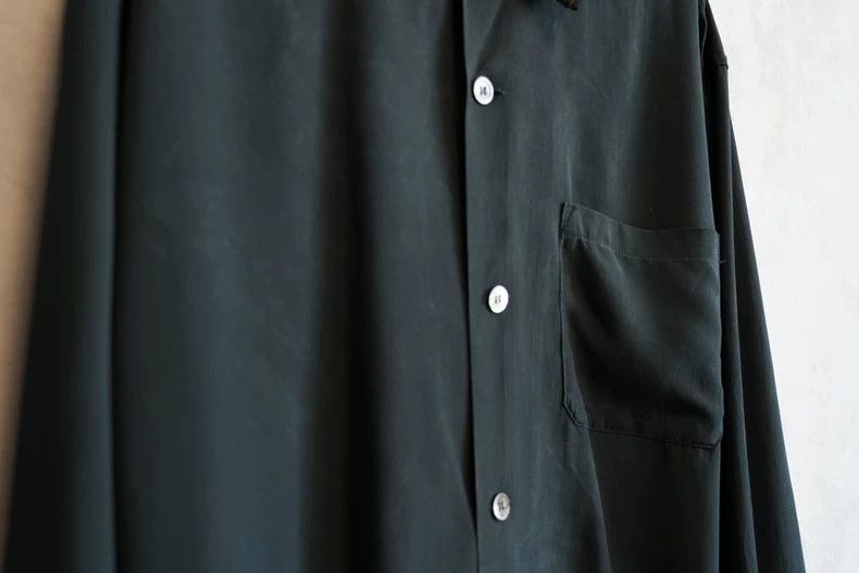 Yohji Yamamoto 95SS Barbed Rayon Shirt 2505-Nextarrow