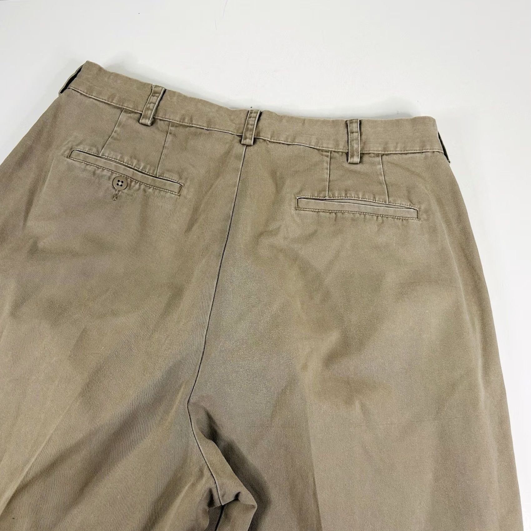 J.Crew J.CREW Pants Khaki 36x30 Vintage Oarsman Beige 100% Cotton Flat Front Casual Mens Regular Inseam 30 Size US 36 / EU 52 - 4 Thumbnail