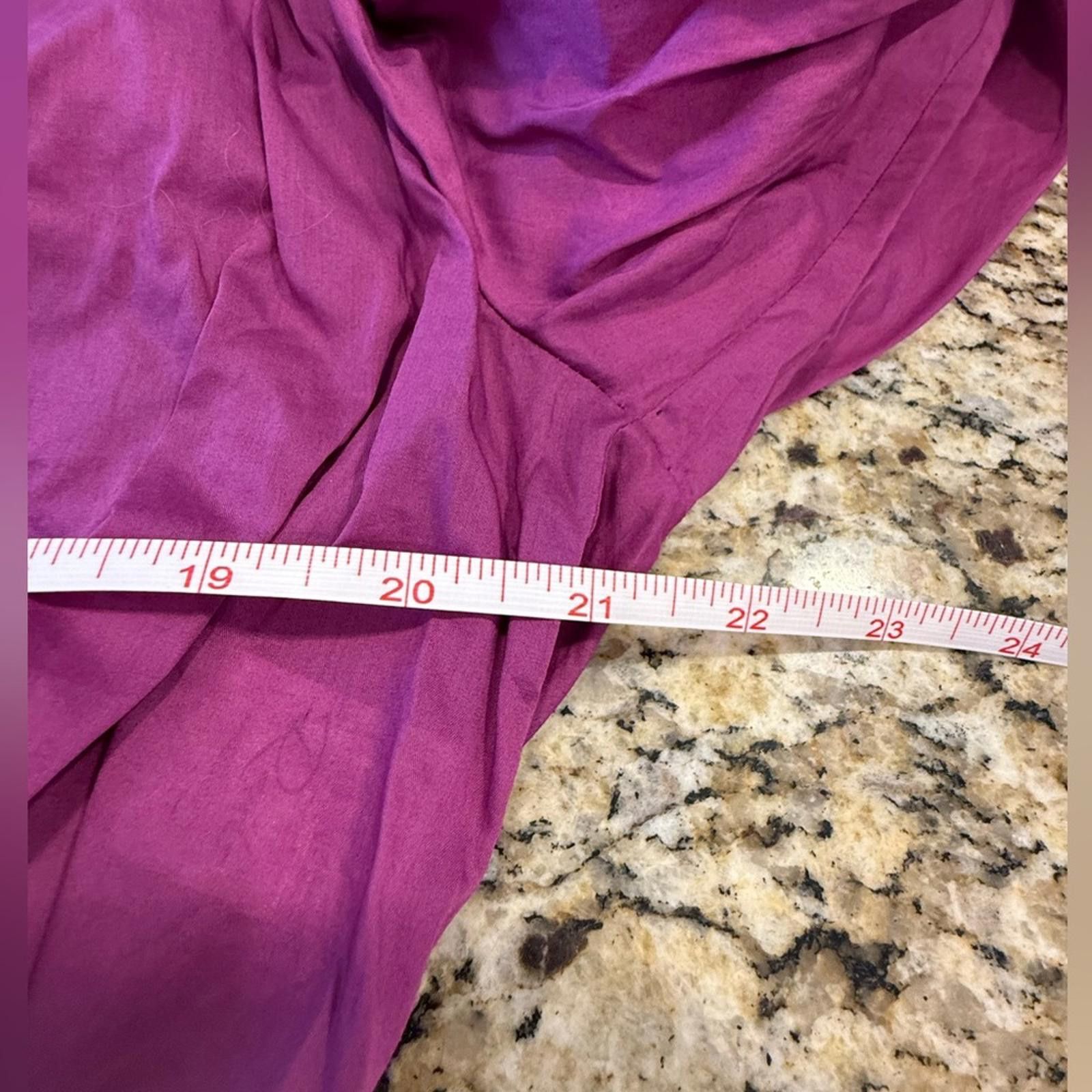 Rails Rails Katie Berry purple crop top V neck full sleeves SZ SM Size S / US 4 / IT 40 - 8 Thumbnail