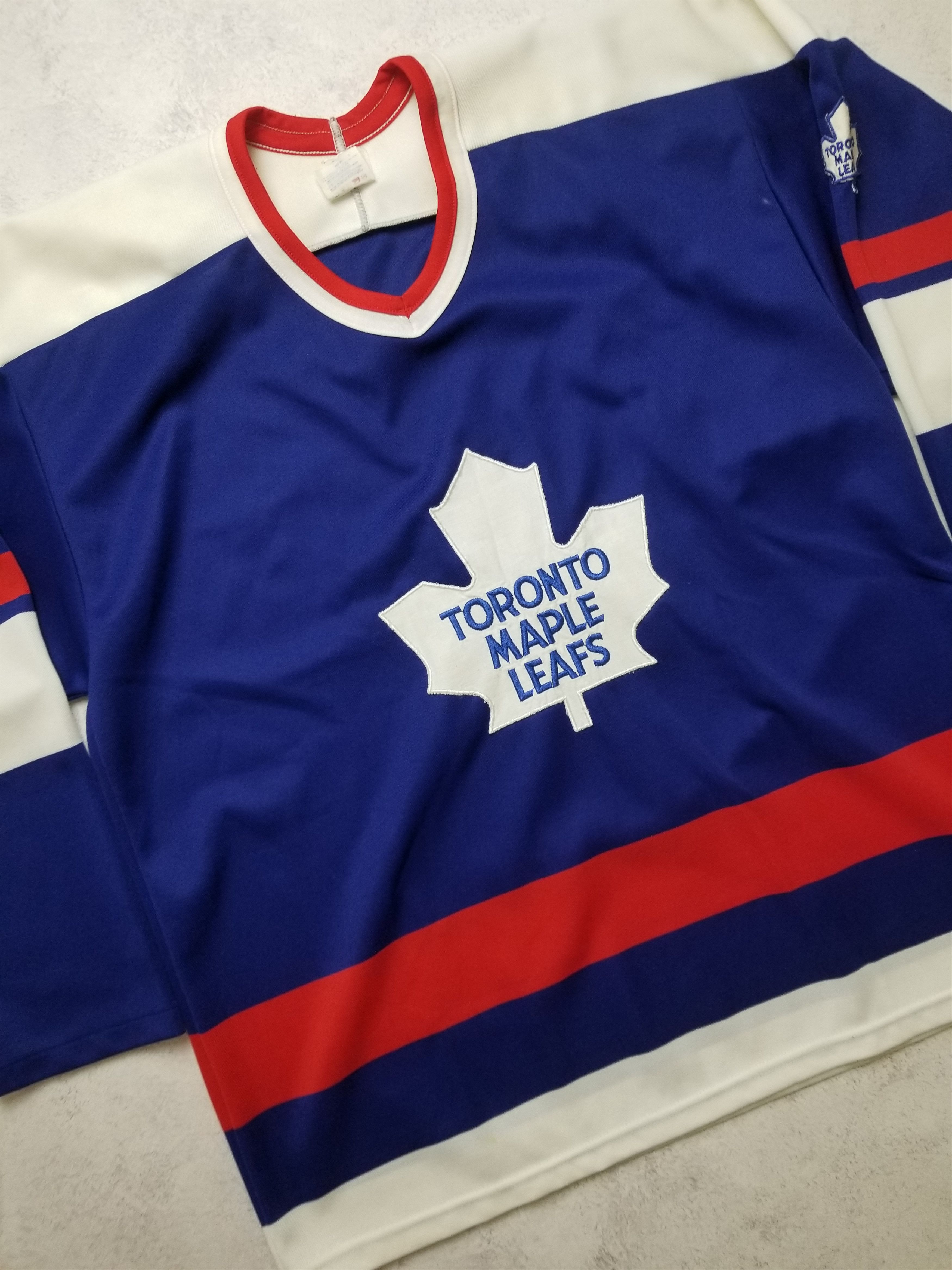 Other Toronto Maple Leafs NHL Embroidered Maska Hockey Jersey Size US L / EU 52-54 / 3 - 13 Thumbnail