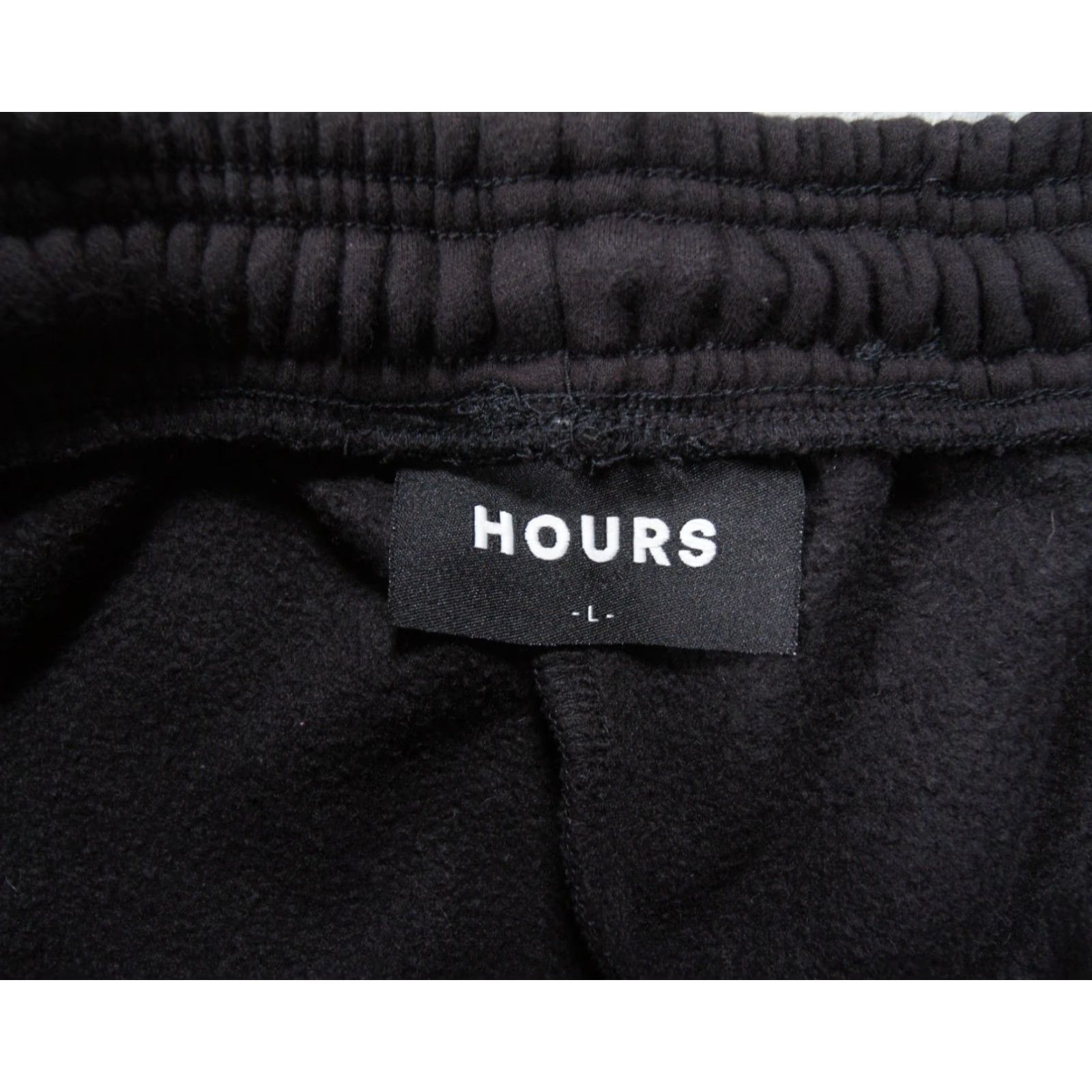 Vintage Hours Sweatpants Men Adult Large Black Fleece Tapered Casual Comfort Lounge Pants with Pockets Size US 33 - 6 Thumbnail