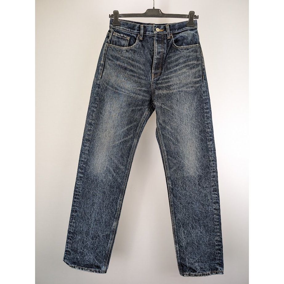 Balenciaga o1rshd1 Q:2 / Relaxed Jeans Denim Indigo in Deep Blue Size US 31 - 3 Thumbnail