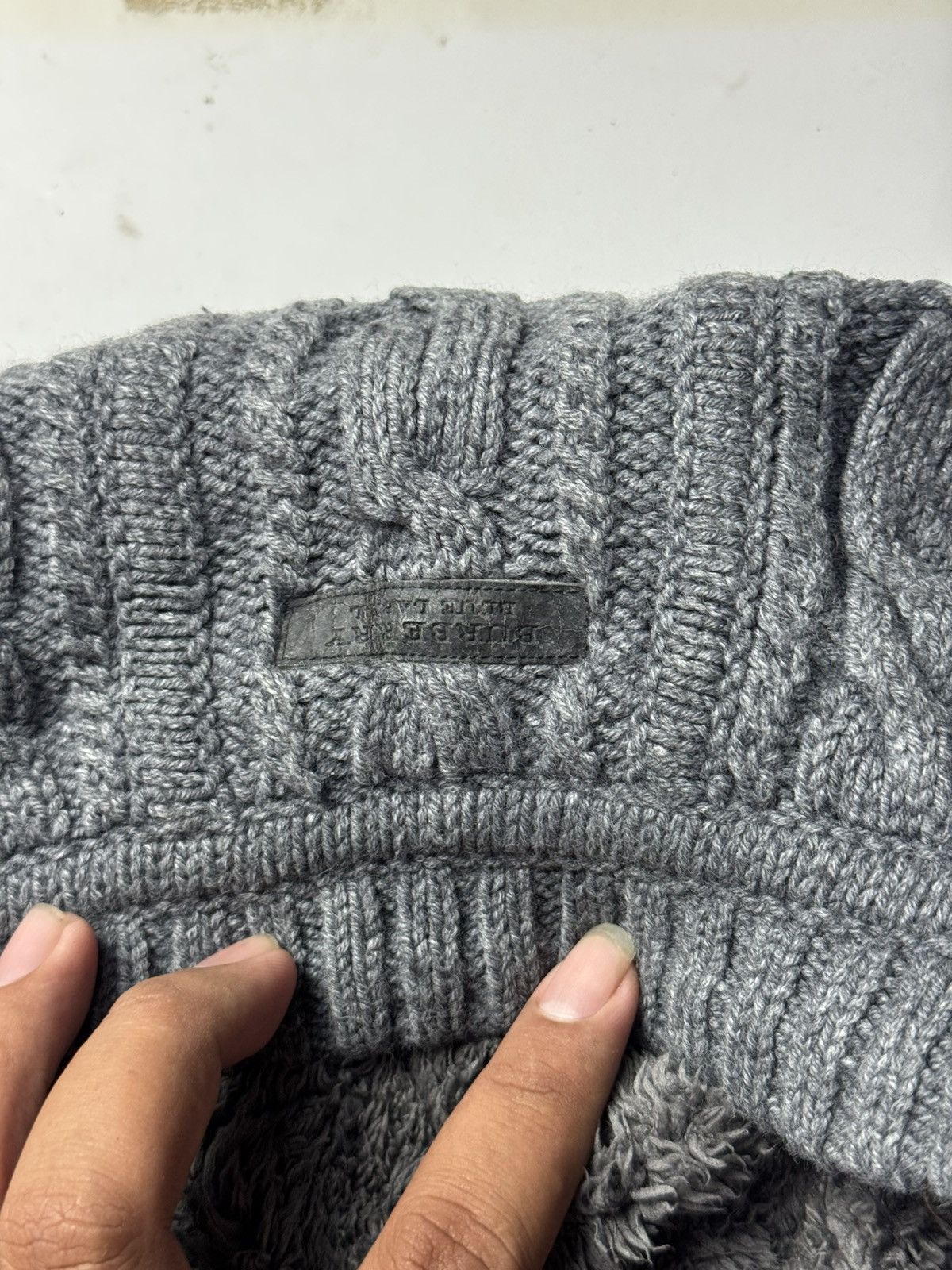 Burberry Burberry Cable Hoodie Knit Size M / US 6-8 / IT 42-44 - 7 Thumbnail