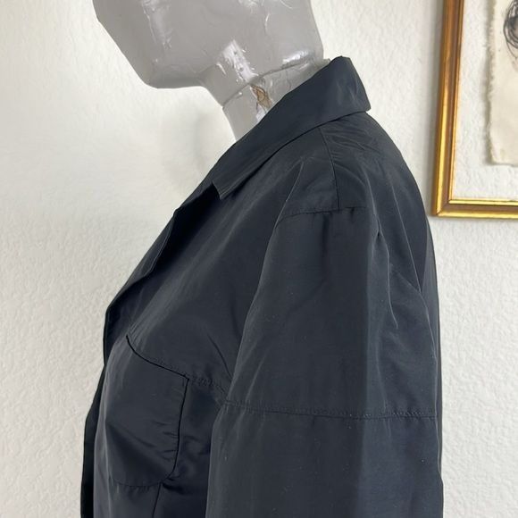 Jil Sander × Vintage Jil Sander Nylon Slicker 2 Button High Lapel Blazer Jacket Size M / US 6-8 / IT 42-44 - 7 Thumbnail