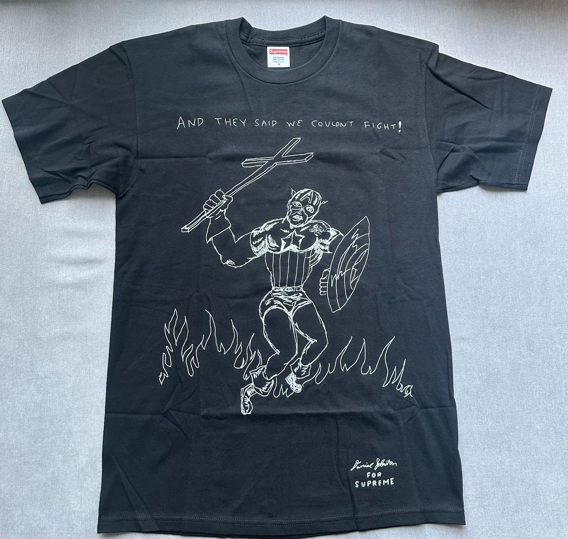 Supreme Supreme 15ss x Daniel Johnston Knight Demon Black M T New Size US M / EU 48-50 / 2 - 1 Thumbnail