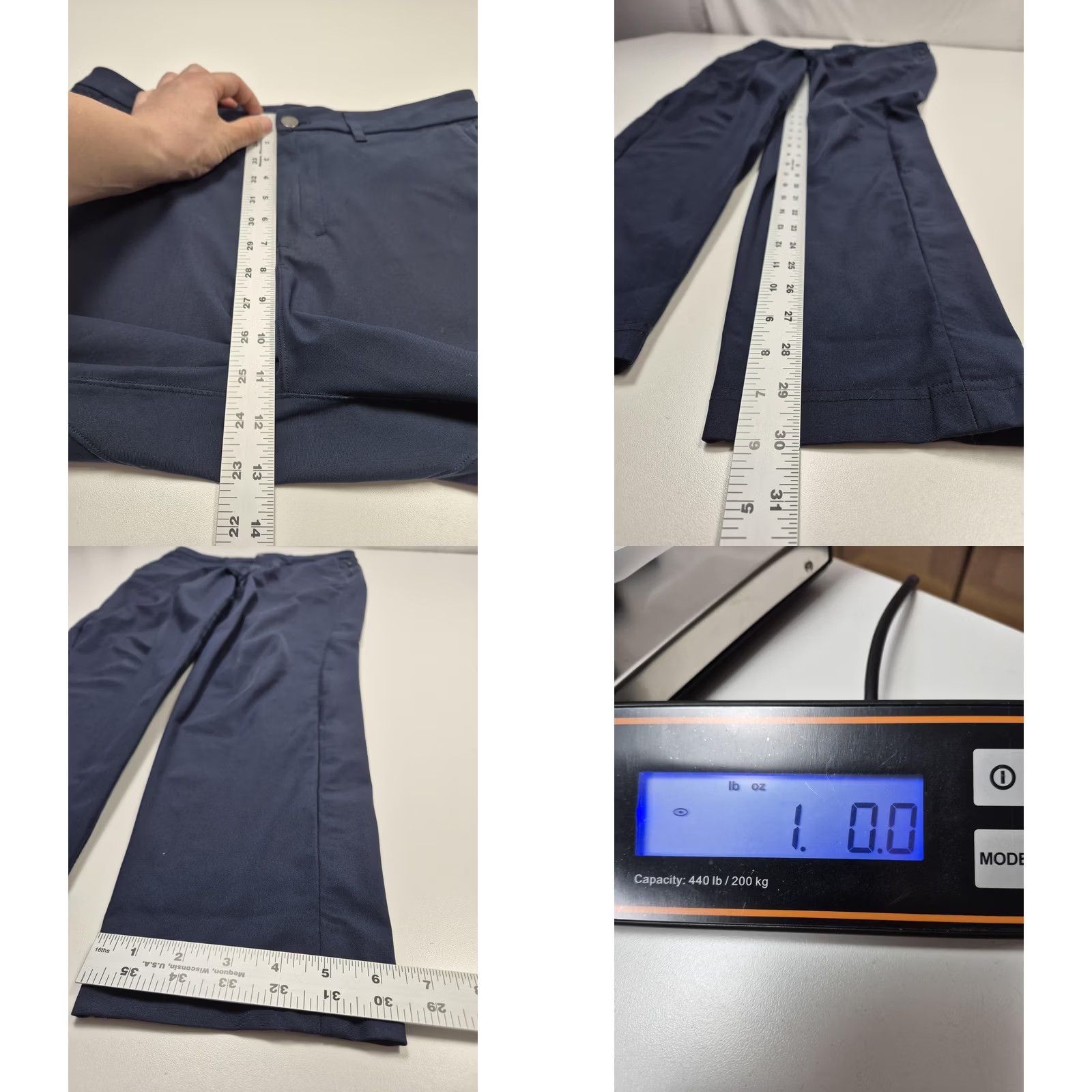 Lululemon Lululemon Commission Pant Slim Warpstreme Men's 32x30 Blue Commute Pants Flat Front Size US 32 / EU 48 - 8 Thumbnail