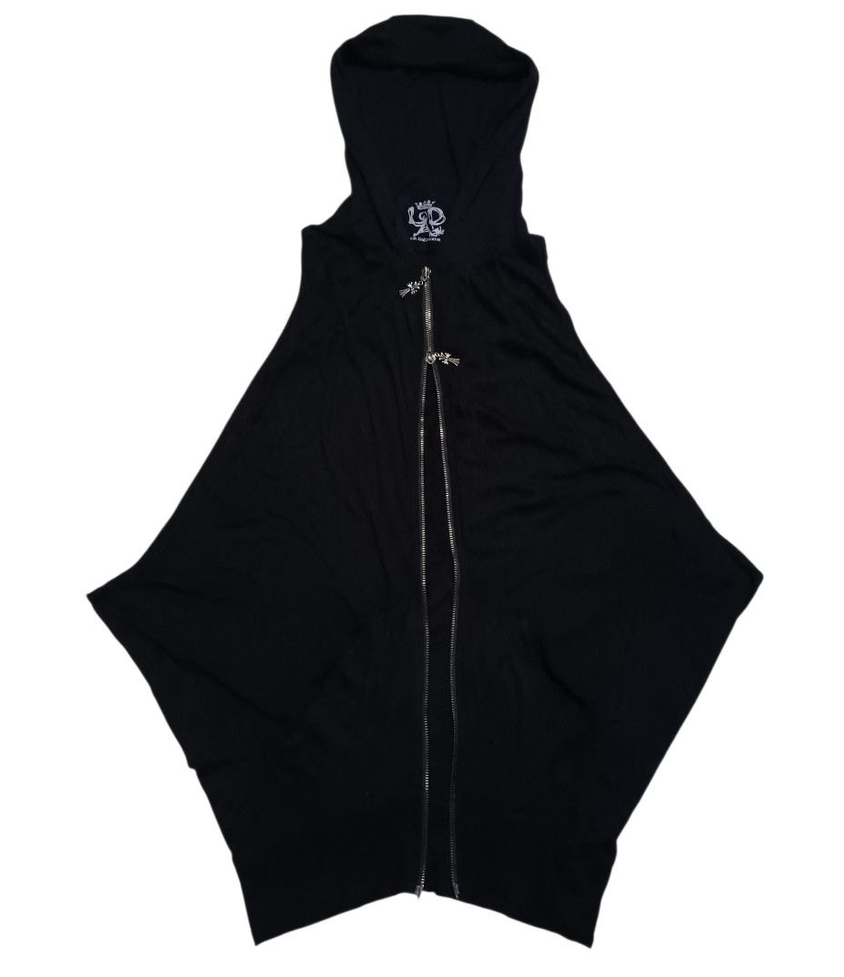 Chrome Hearts 2 Zipper Gothic Punk Vest Hoodie