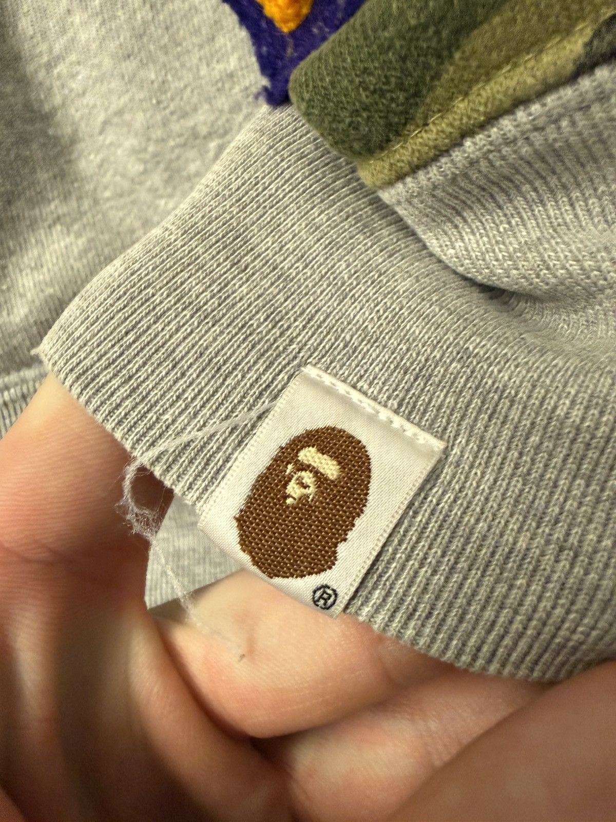 Bape BAPE Grey 1st Camo ABC Split Sleeve Chenille WGM Zip Up Size US L / EU 52-54 / 3 - 8 Thumbnail