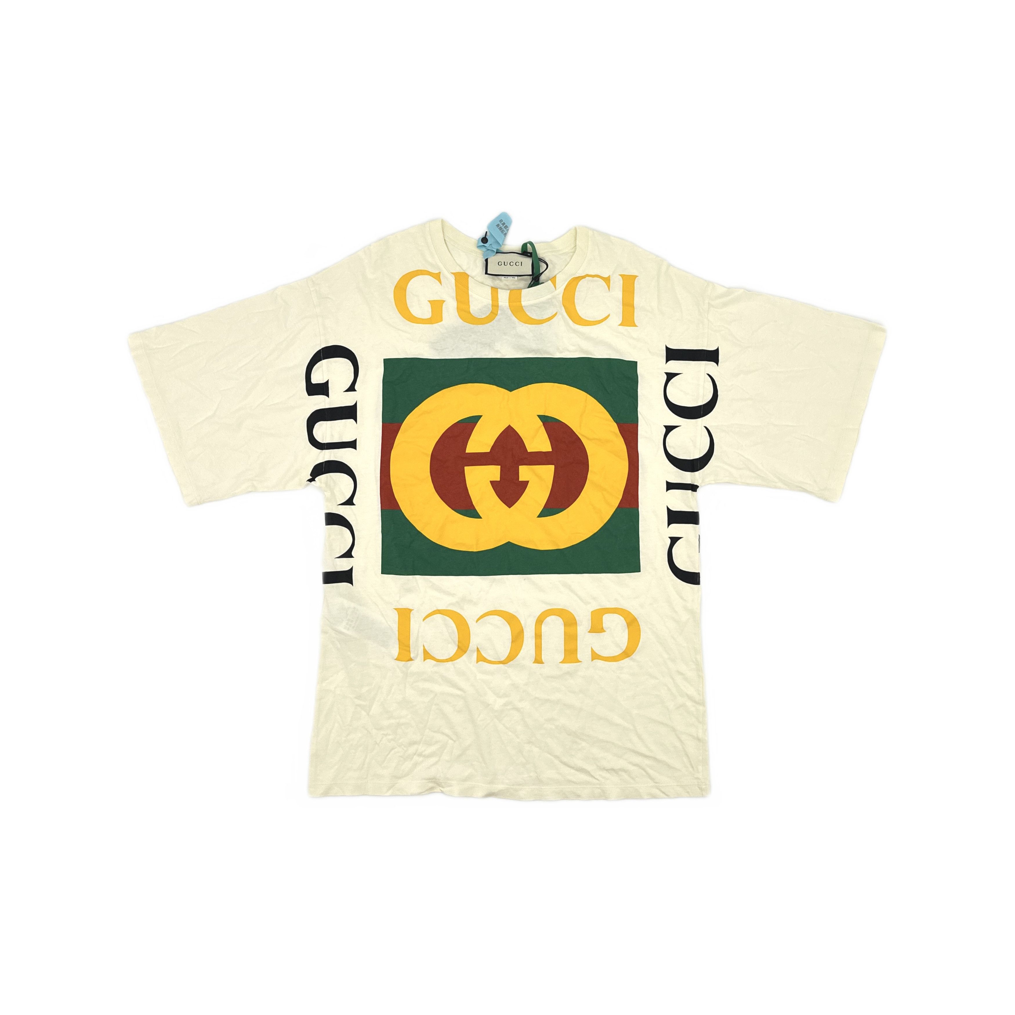 Gucci Gucci Logo Graphic T-Shirt Size XS Size XS / US 0-2 / IT 36-38 - 1 Thumbnail