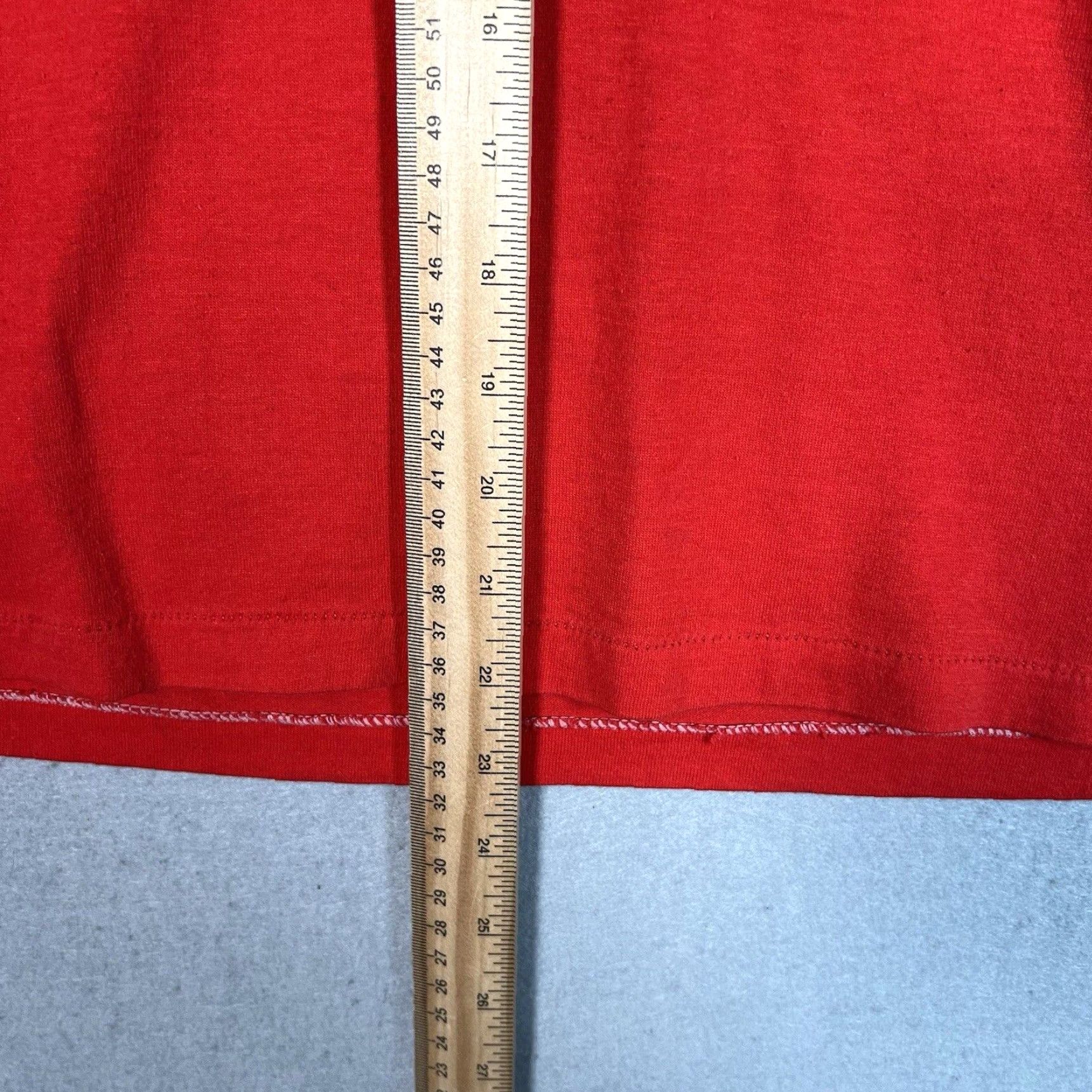 Vintage VINTAGE 1970s Sportswear Eagle "This We'll Defend" Graphic Tank Top Adult Men's Medium Red Cotton Blend Retro Sportswear Beach Worn Size US M / EU 48-50 / 2 - 4 Thumbnail