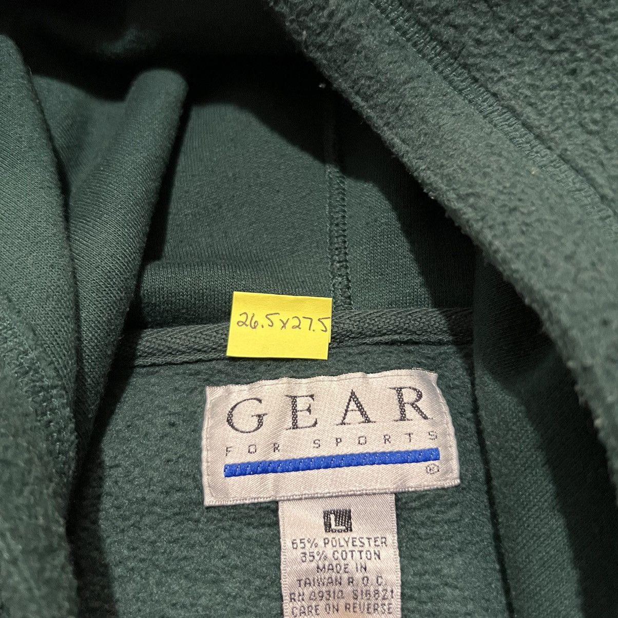 Gear for Sports VTG Michigan State Spartans Green Mock Neck College Hoodie Size US L / EU 52-54 / 3 - 4 Thumbnail