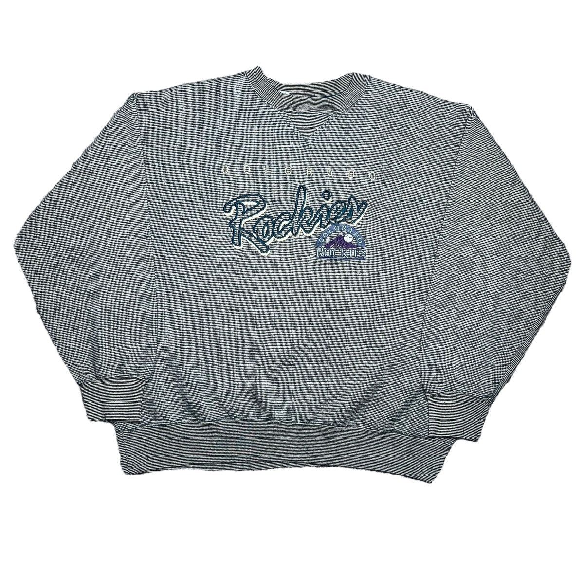 MLB 1990s MLB Colorado Rockies Lee Sport Embroidered Sweatshirt Size US XL / EU 56 / 4 - 1 Thumbnail