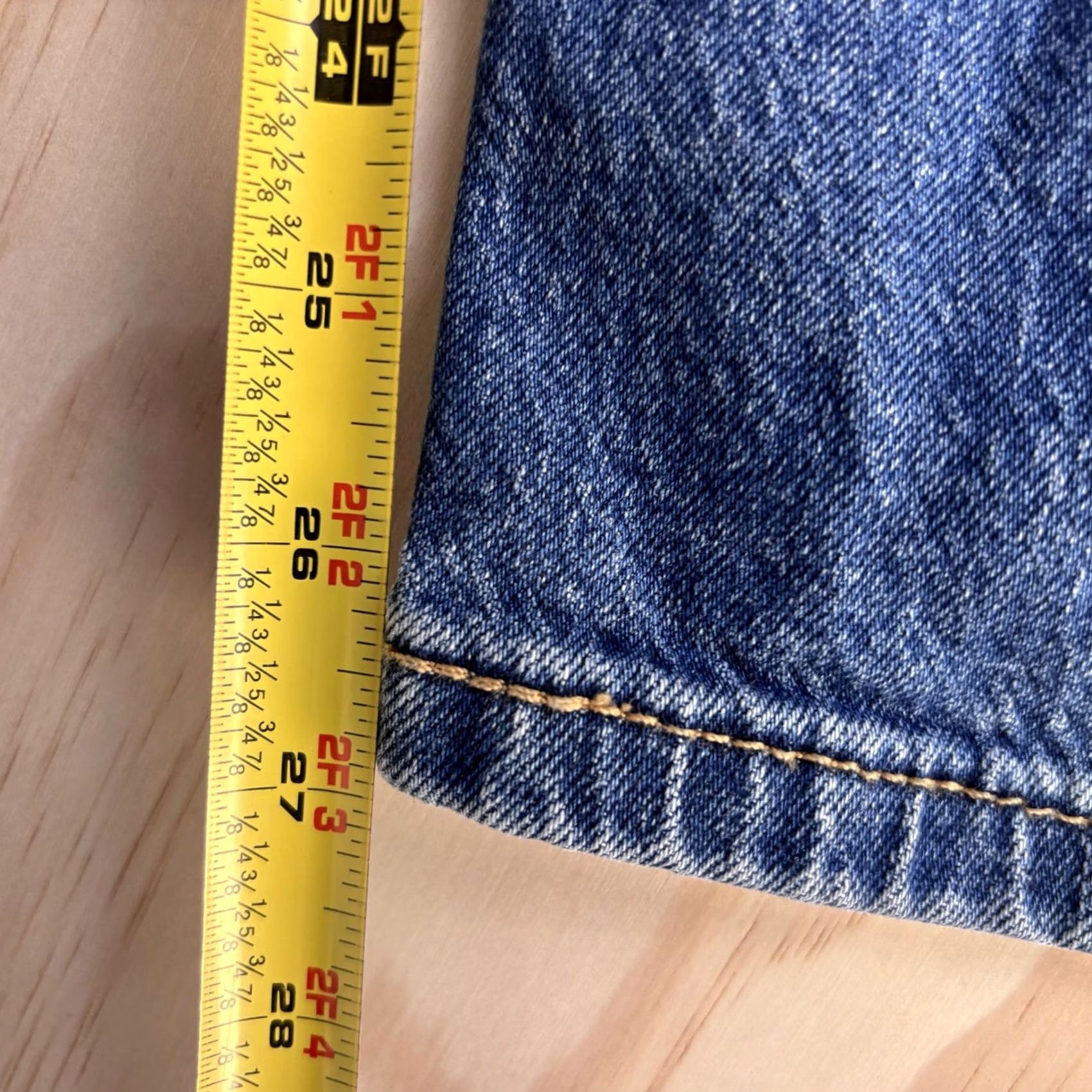 Levi's Levi's 505 Jeans Mens 34x30 Medium Wash Blue Denim Regular Straight Casual Size US 34 / EU 50 - 7 Thumbnail