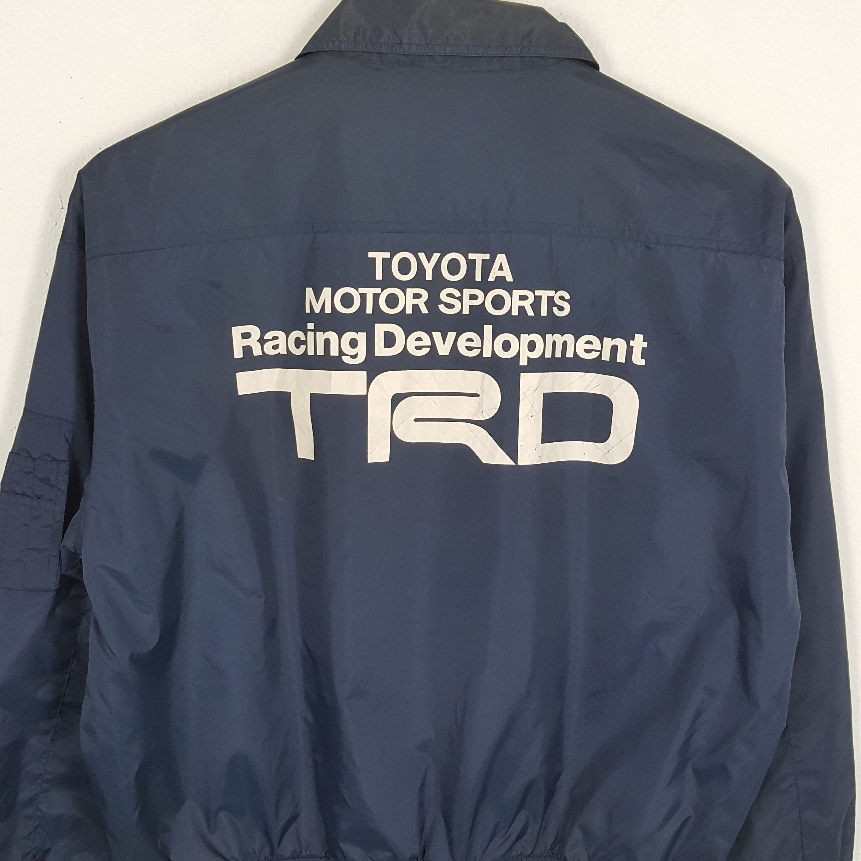 Japanese Brand × Vintage TRD TOYOTA MOTOR SPORTS Japanese Racing Development Jacket Size US XL / EU 56 / 4 - 2 Thumbnail