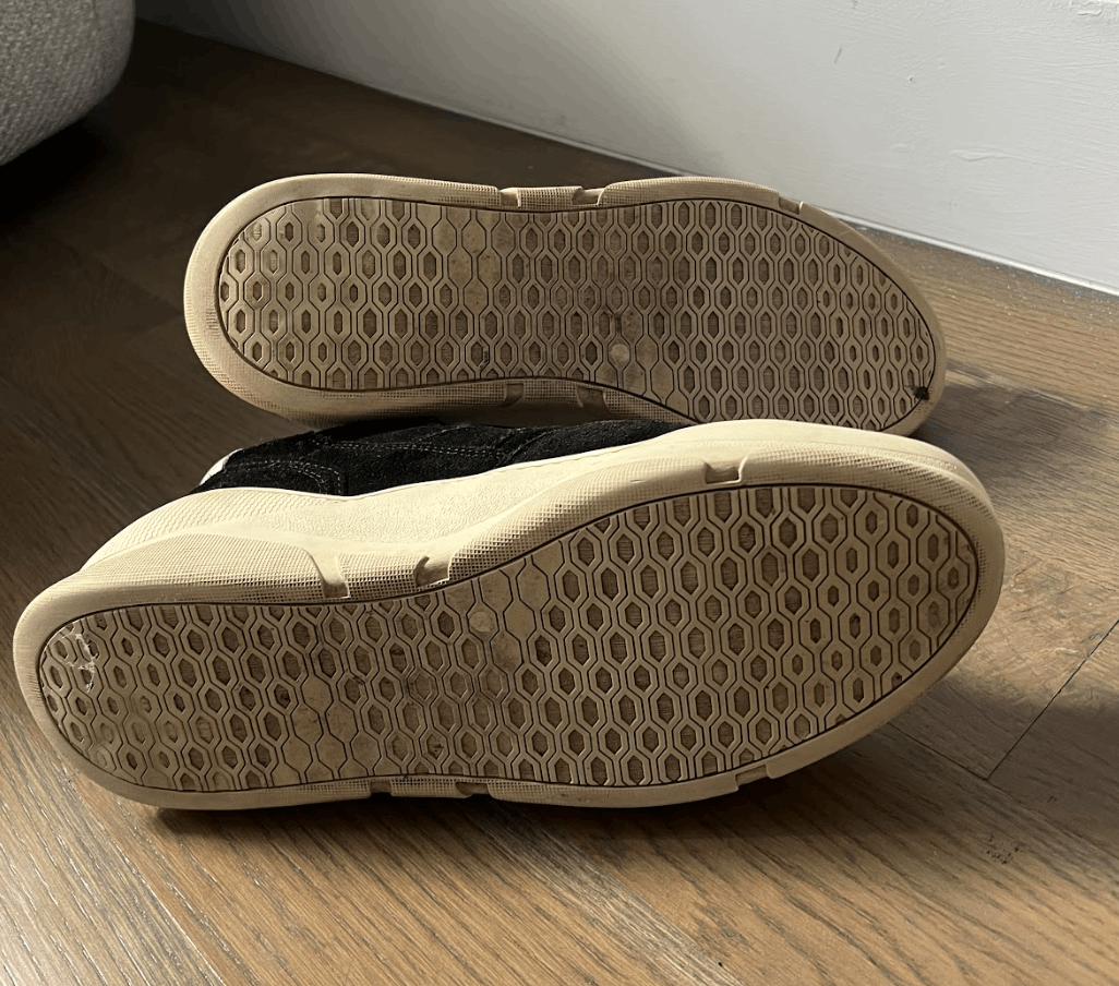 AMI Leather-Trimmed Suede Sneakers Size US 12 / EU 45 - 3 Thumbnail