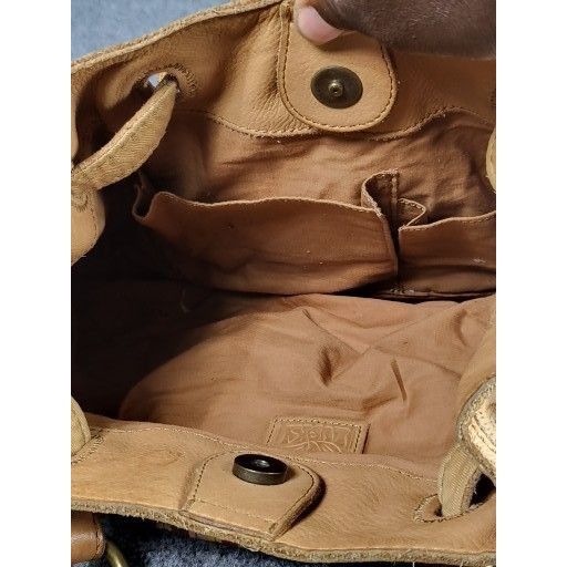 Lucky Brand Lucky Brand Sunshine Daydream Hobo Shoulder Bag Cognac Leath Size ONE SIZE - 6 Thumbnail