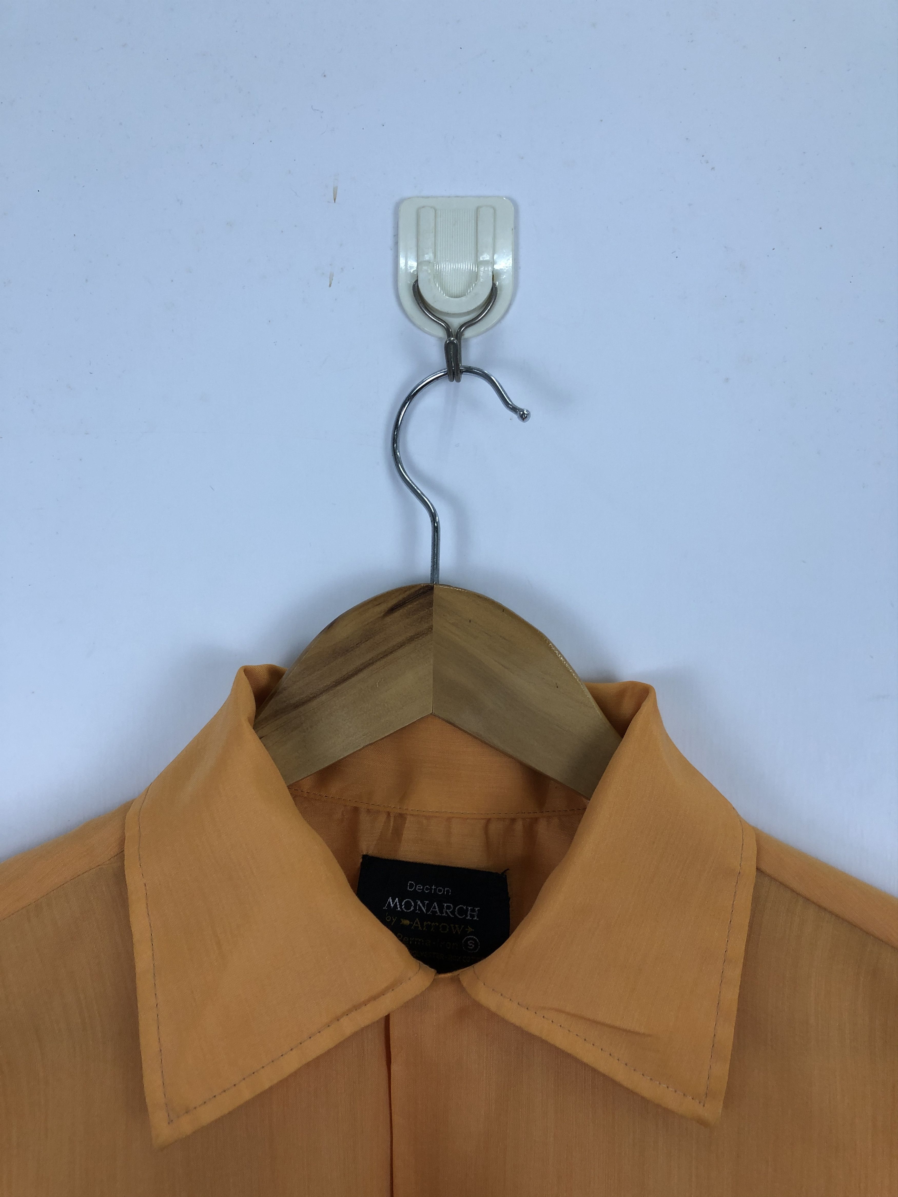 Arrow Vintage Decton Monarch By Arrow Button Up Rayon Shirt TA0453 Size US S / EU 44-46 / 1 - 8 Thumbnail