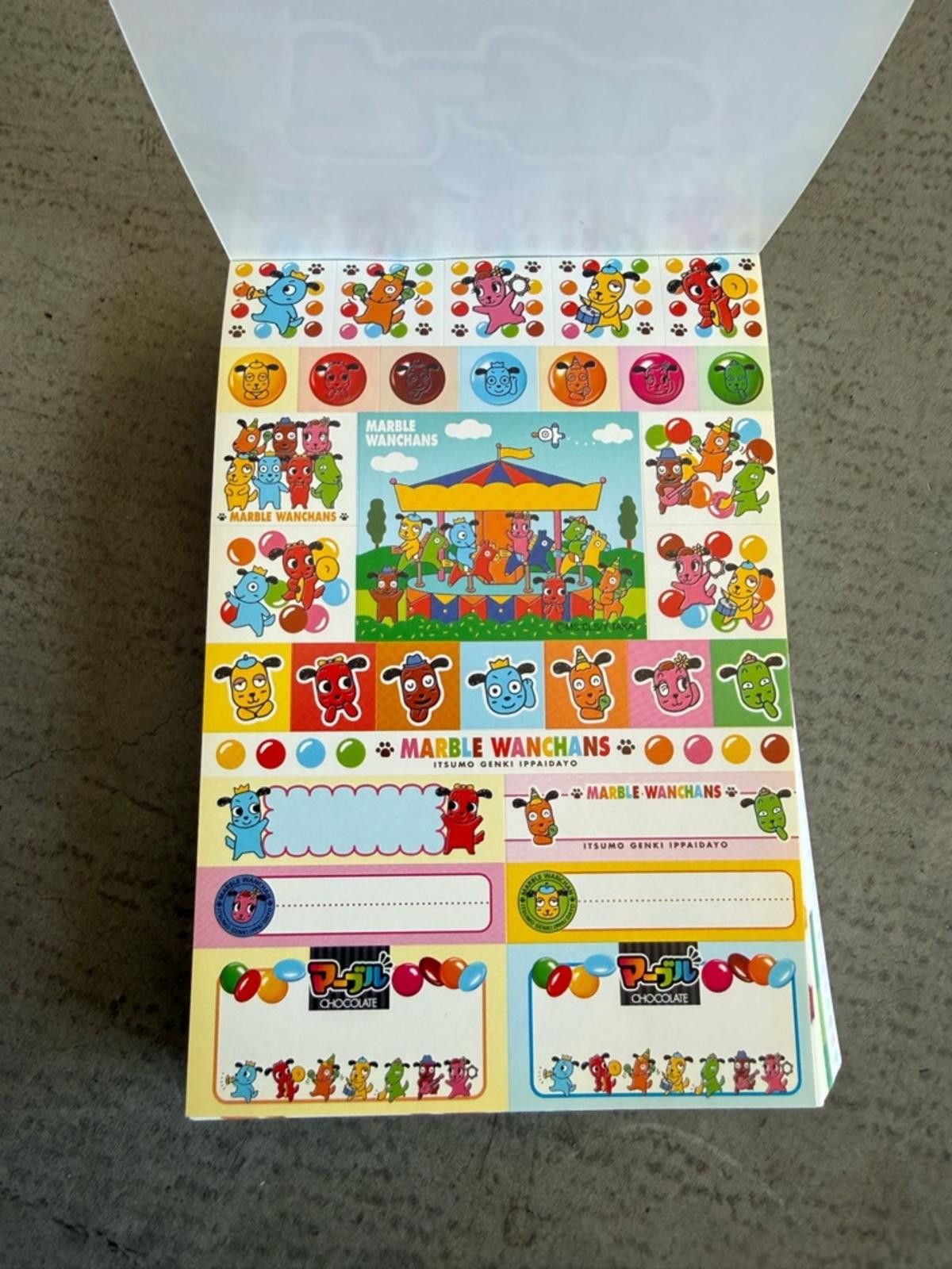 Other Marble Wanchans / Japanese Memo Pad w Stickers Size ONE SIZE - 2 Thumbnail