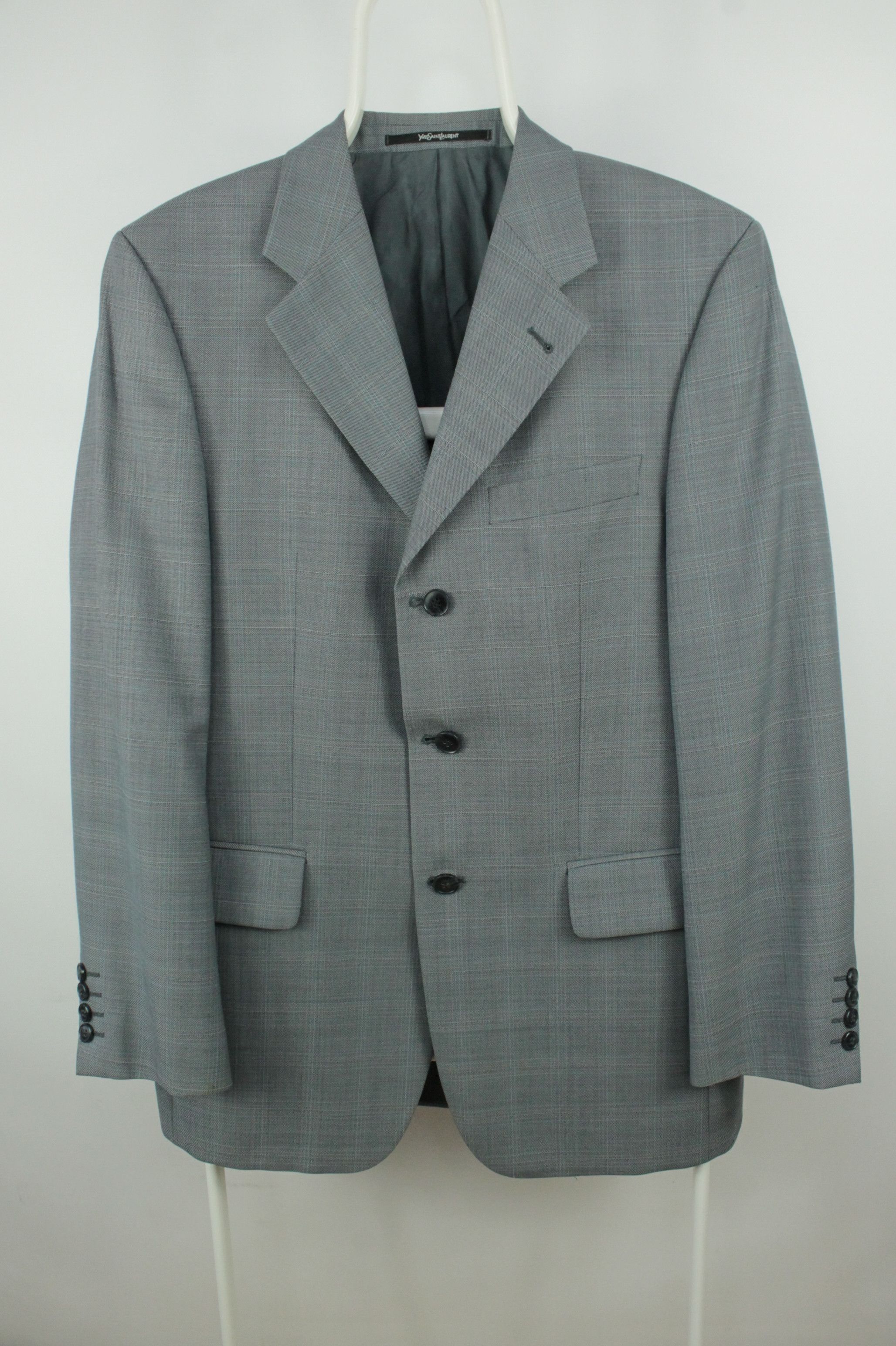 Yves Saint Laurent Vintage Yves Saint Laurent Pour Homme Blazer Jacket Size US M / EU 48-50 / 2 - 1 Thumbnail
