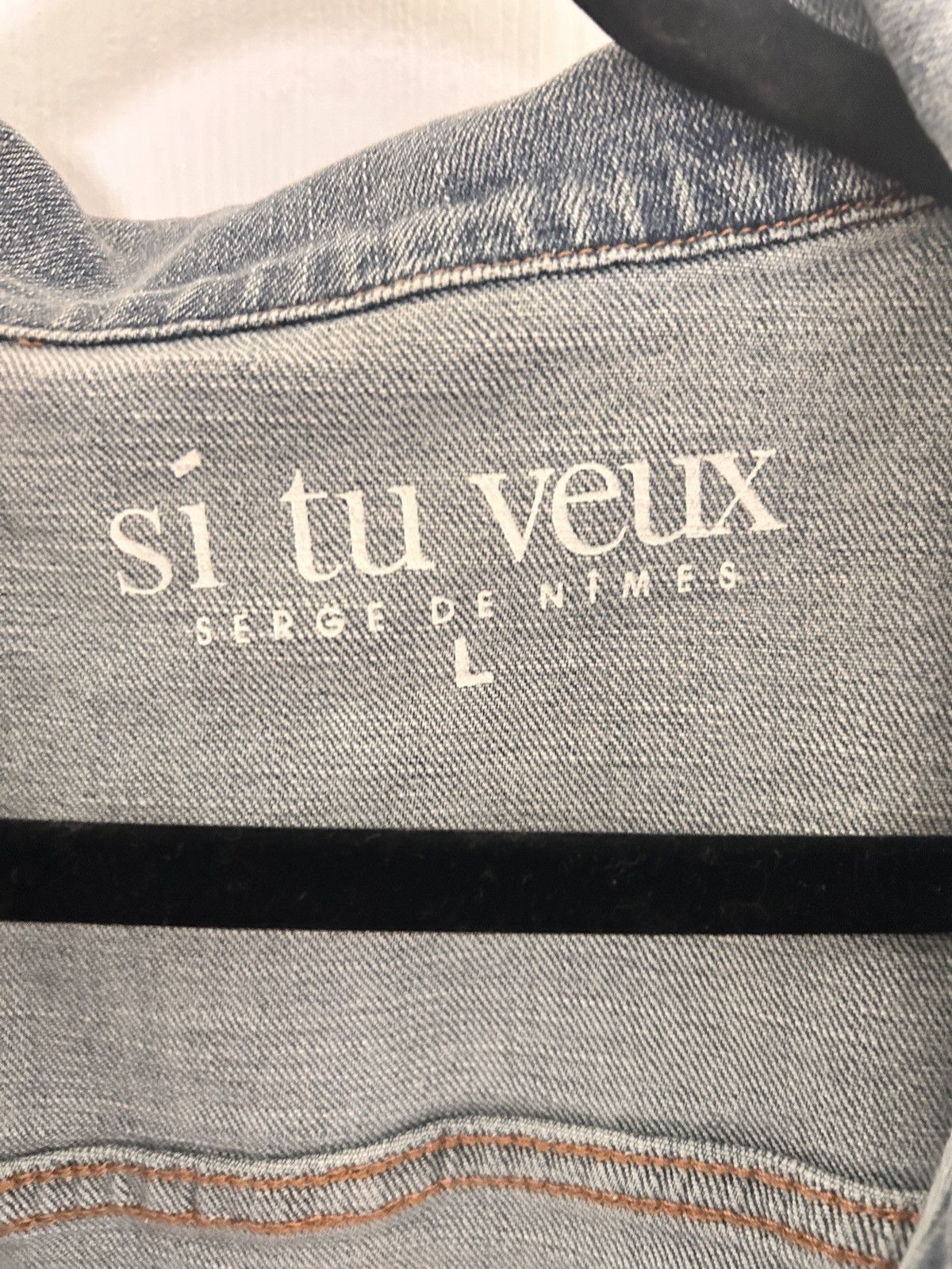 Other Sí tu veux L DENIM JACKET Size US L / EU 52-54 / 3 - 5 Thumbnail