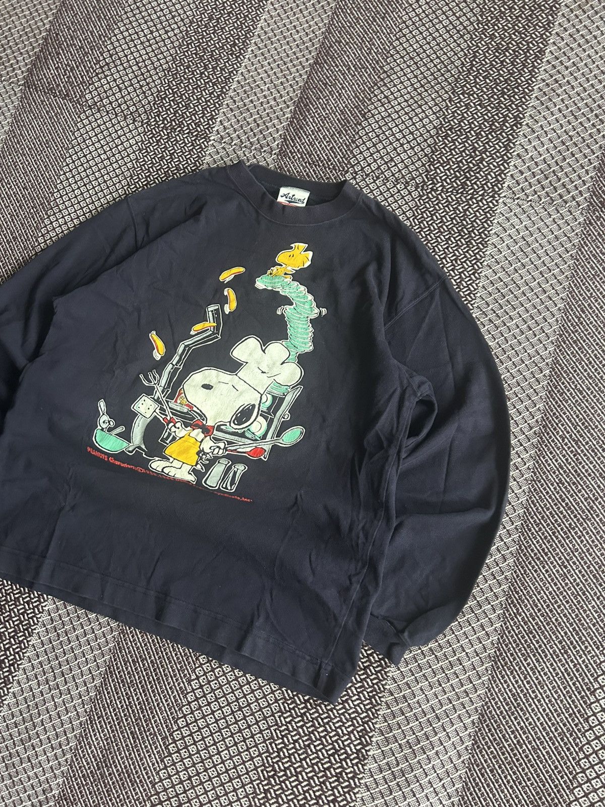 Vintage Vintage 80s Peanuts Graphic Print Y2K Sweatshirt Copyright Size US M / EU 48-50 / 2 - 2 Thumbnail