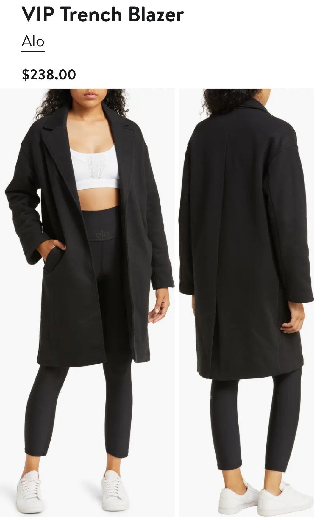 Alo Vip Blazer Trench