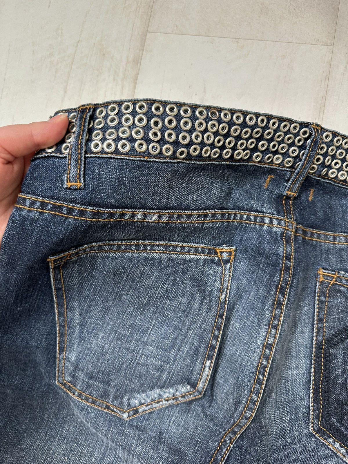 Gianfranco Ferre Gianfranco Ferre studded jeans y2k Size US 33 - 8 Thumbnail
