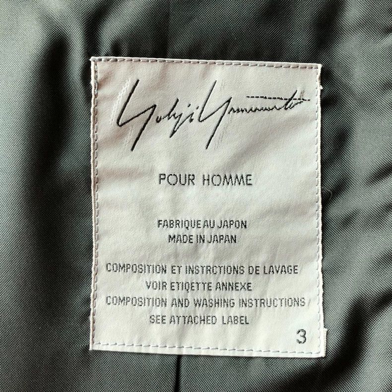 Yohji Yamamoto Yohji Yamamoto size 3 01 aw mafia cashmere paneled suit 250 Size 38R - 7 Thumbnail
