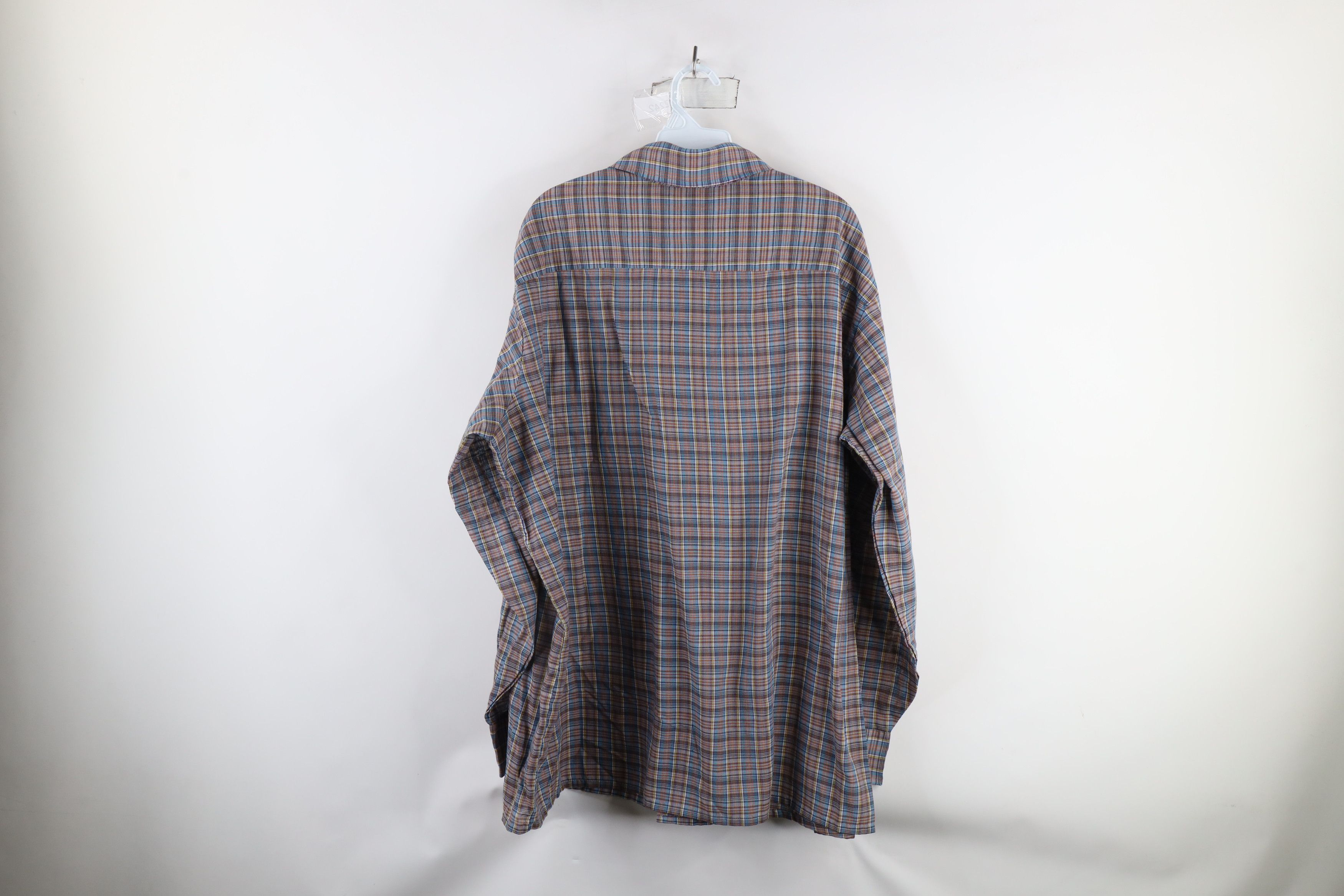 Vintage Vintage 70s Streetwear Long Sleeve Collared Button Shirt Size US XXL / EU 58 / 5 - 9 Thumbnail