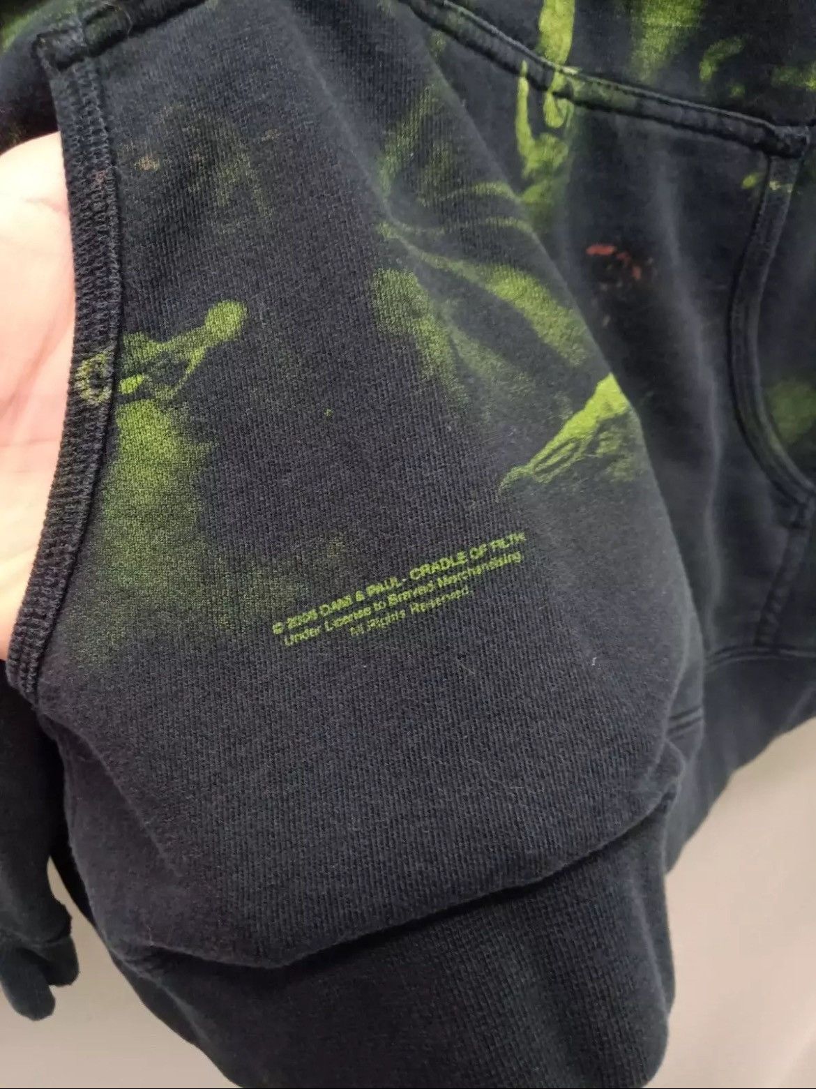 Band Tees × Vintage Vintage Cradle of Filth 2000s Band Hoodie Size US L / EU 52-54 / 3 - 5 Thumbnail