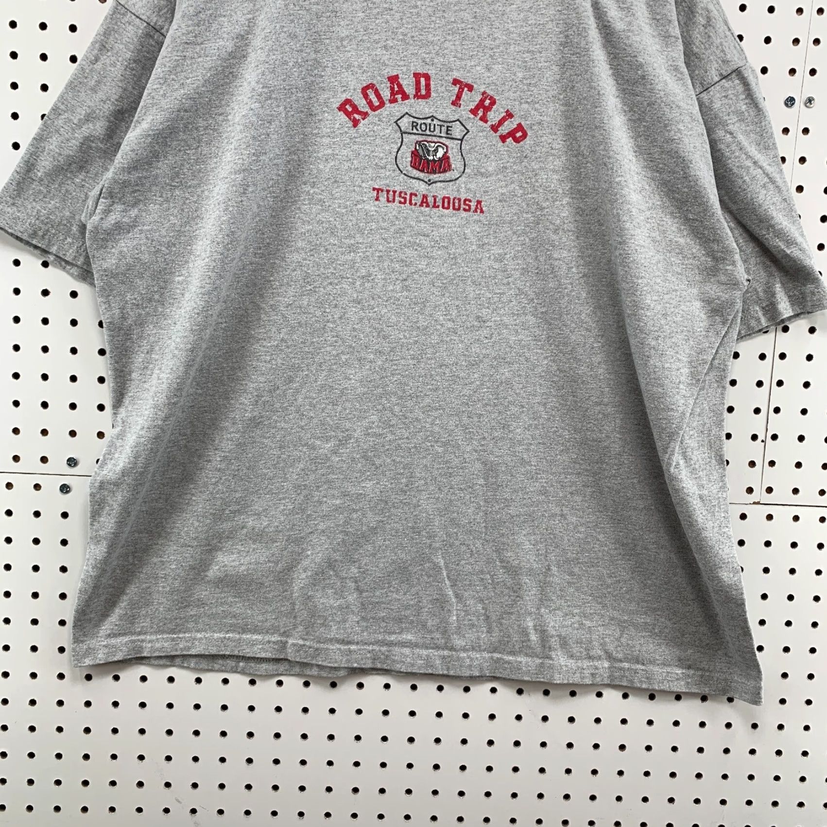 Gildan Vintage Gildan T-Shirt Men 2XL Short Sleeve Gray University Sports Road Trip Tuscaloosa BAMA Size US XXL / EU 58 / 5 - 6 Thumbnail