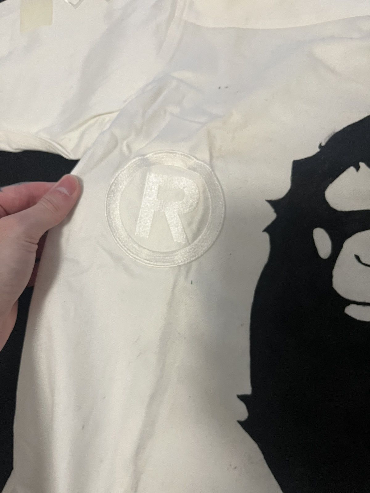 Bape Bape foot soldier white button up Size US XL / EU 56 / 4 - 11 Thumbnail