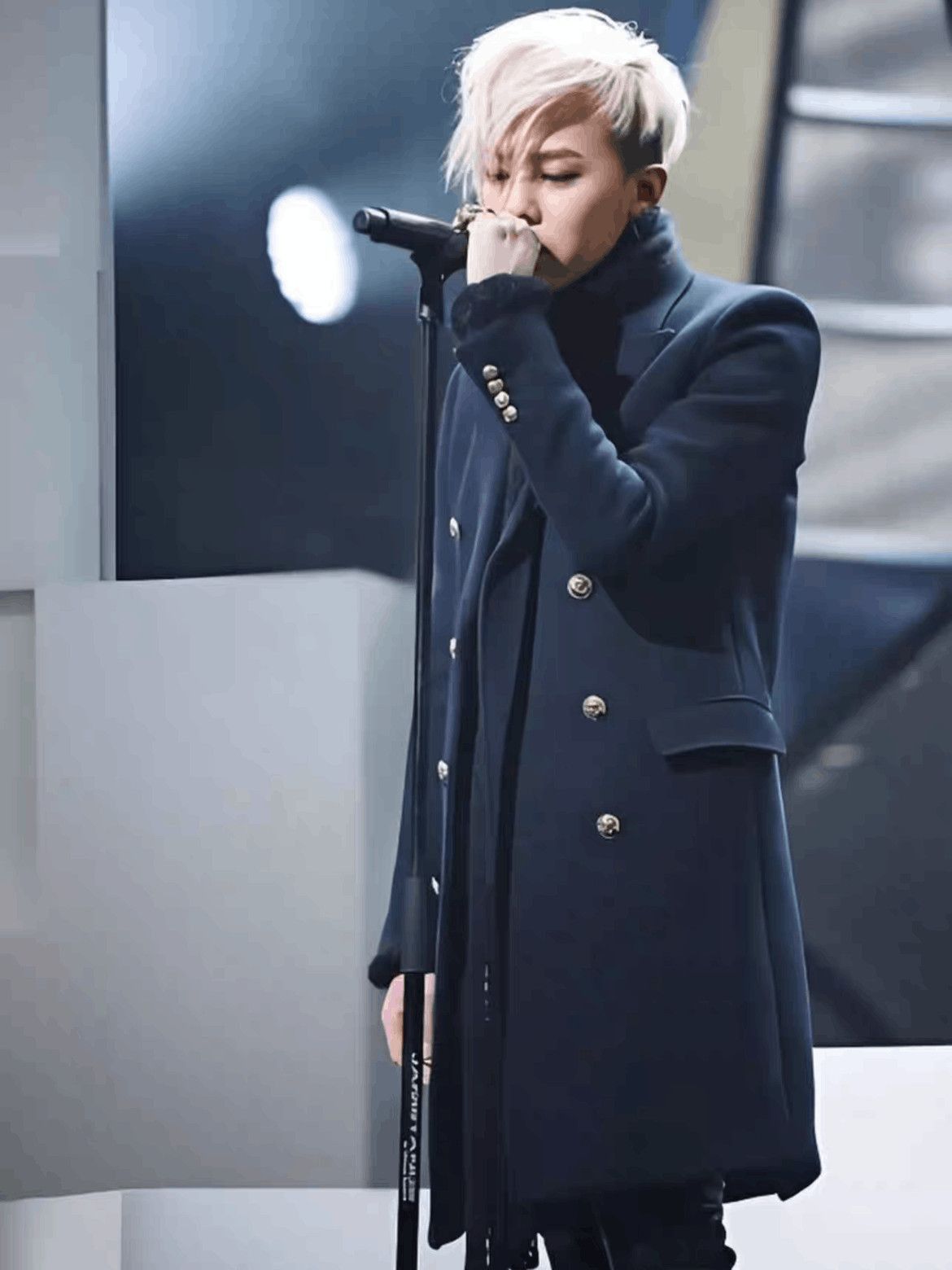 Saint Laurent Paris Sz 48 Saint Laurent Paris 13AW Runway Navy Coat-2508 Size US M / EU 48-50 / 2 - 7 Thumbnail