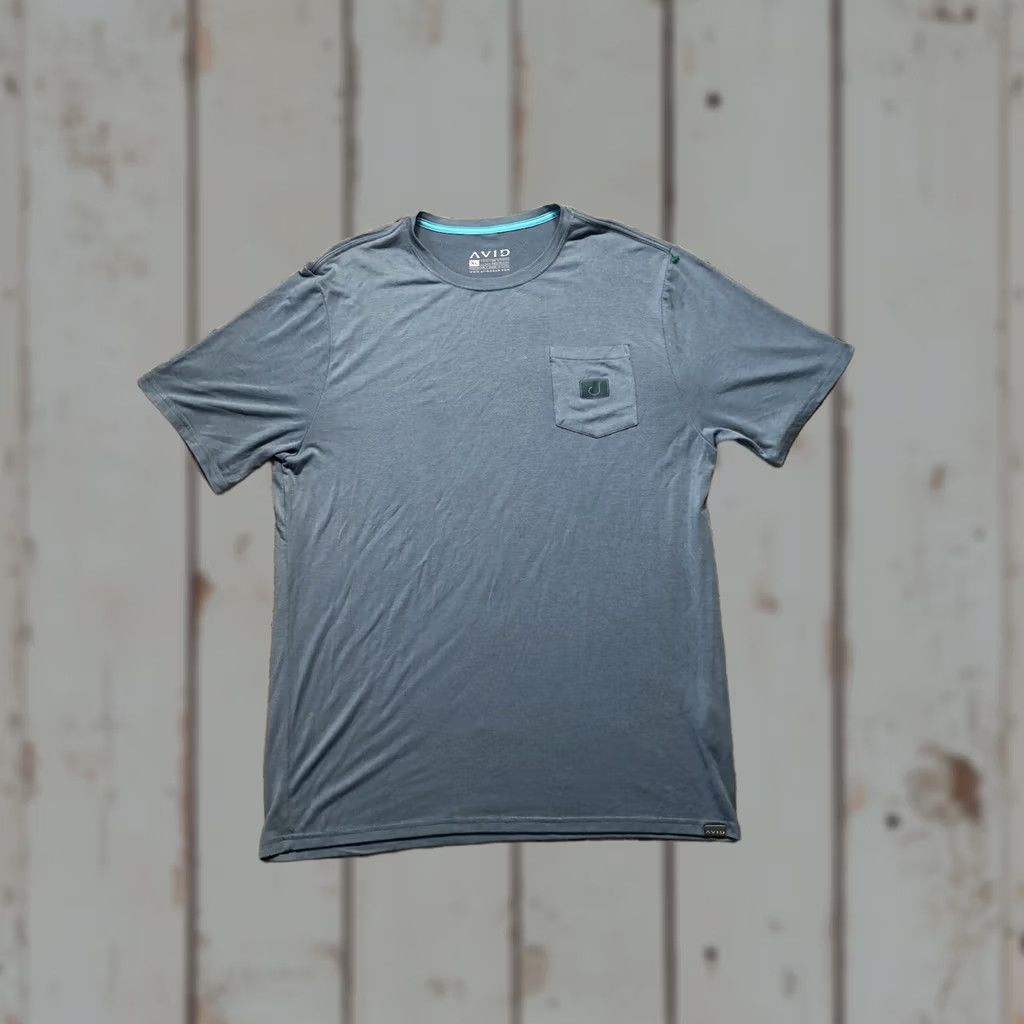 Vintage AVID T Shirt Mens XL Blue Logo Fishing Outdoors Size US XL / EU 56 / 4 - 1 Thumbnail