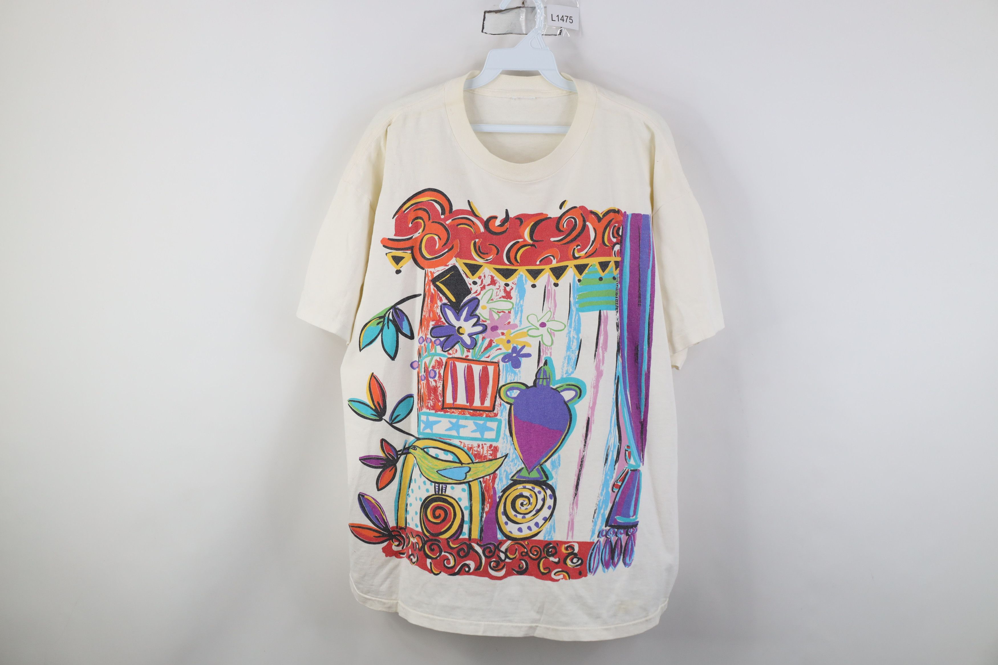 Vintage 90s Streetwear Picasso Abstract Art T-Shirt USA